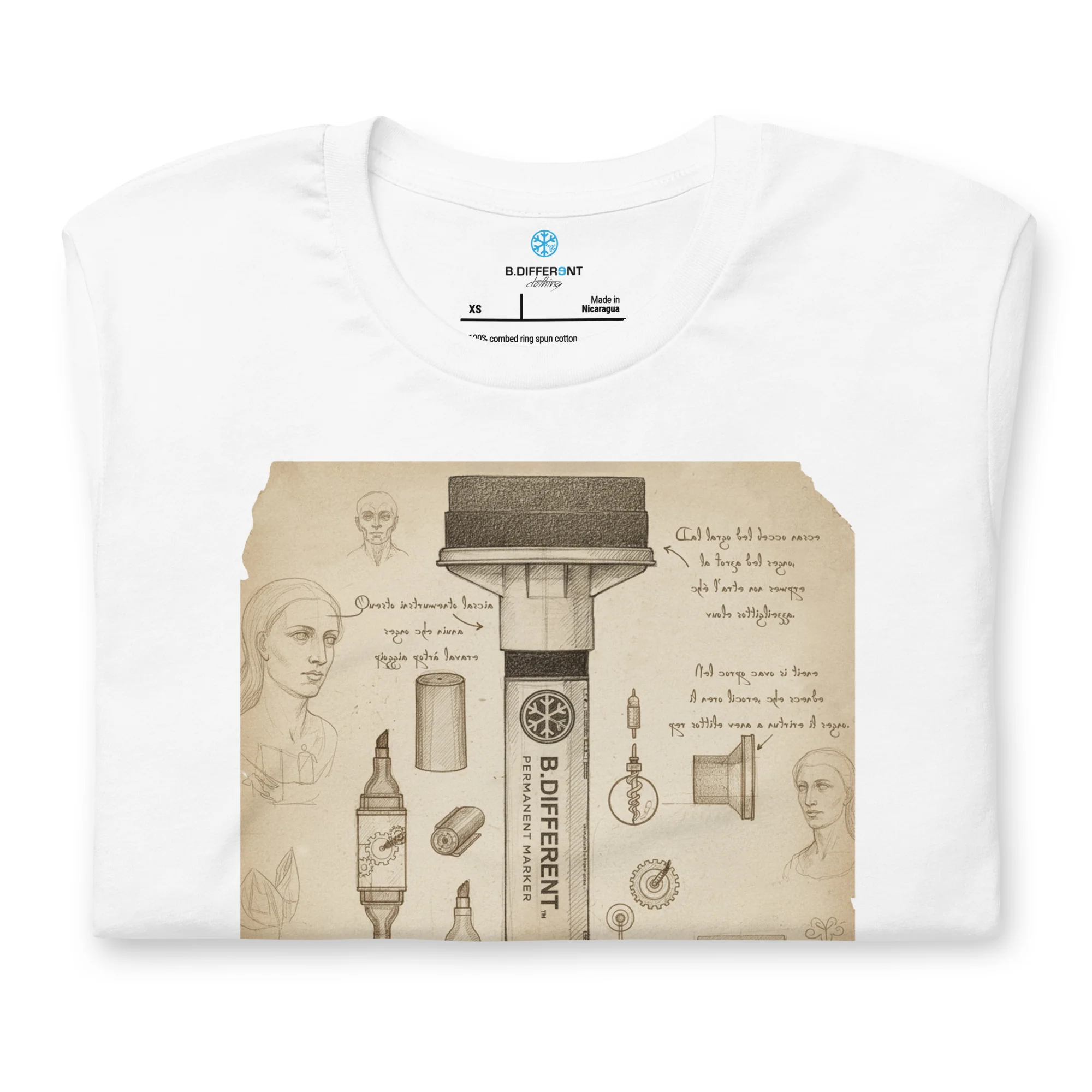 Marker Sketch Graffiti Tee - Image 9