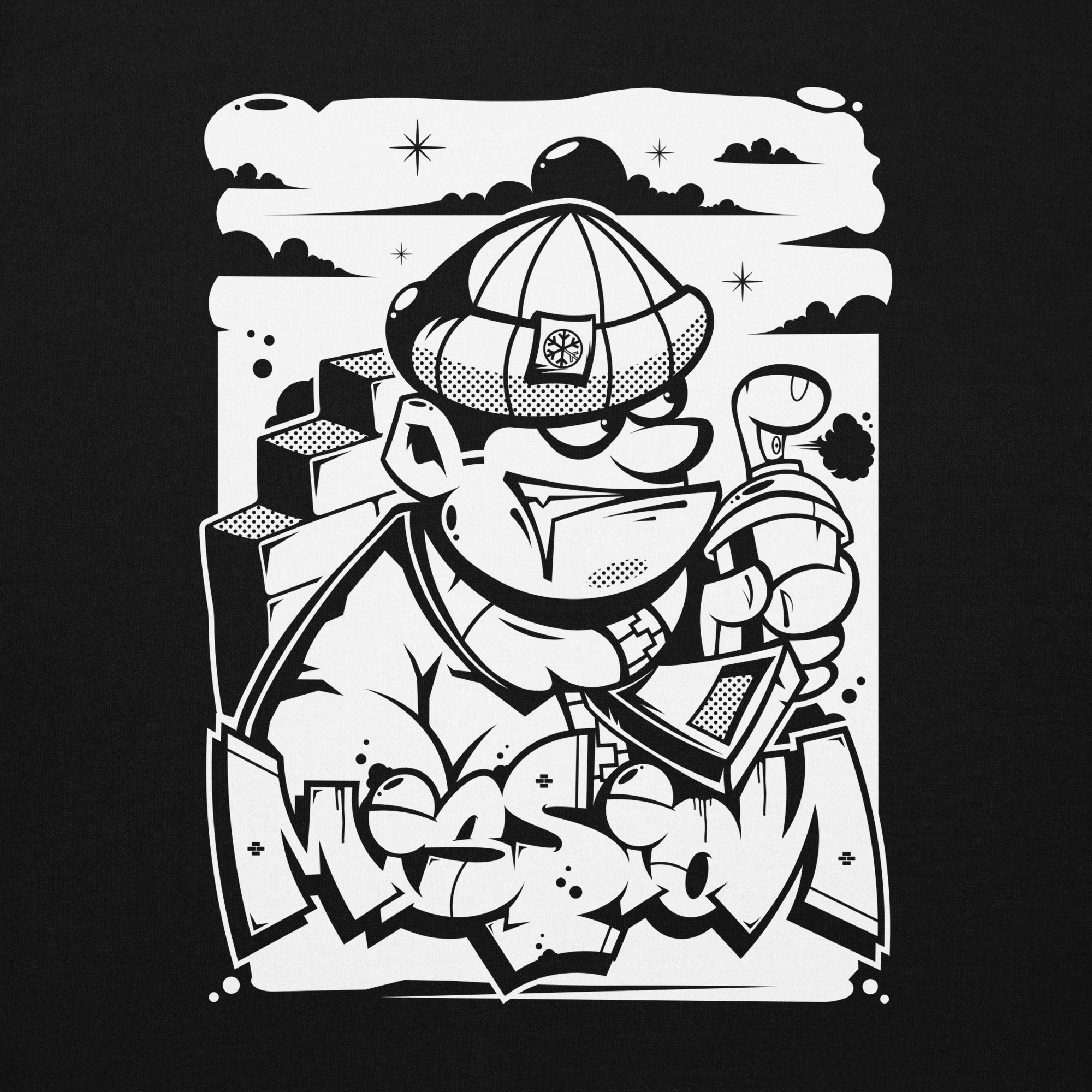 Mission Graffiti Character Hoodie - Image 10