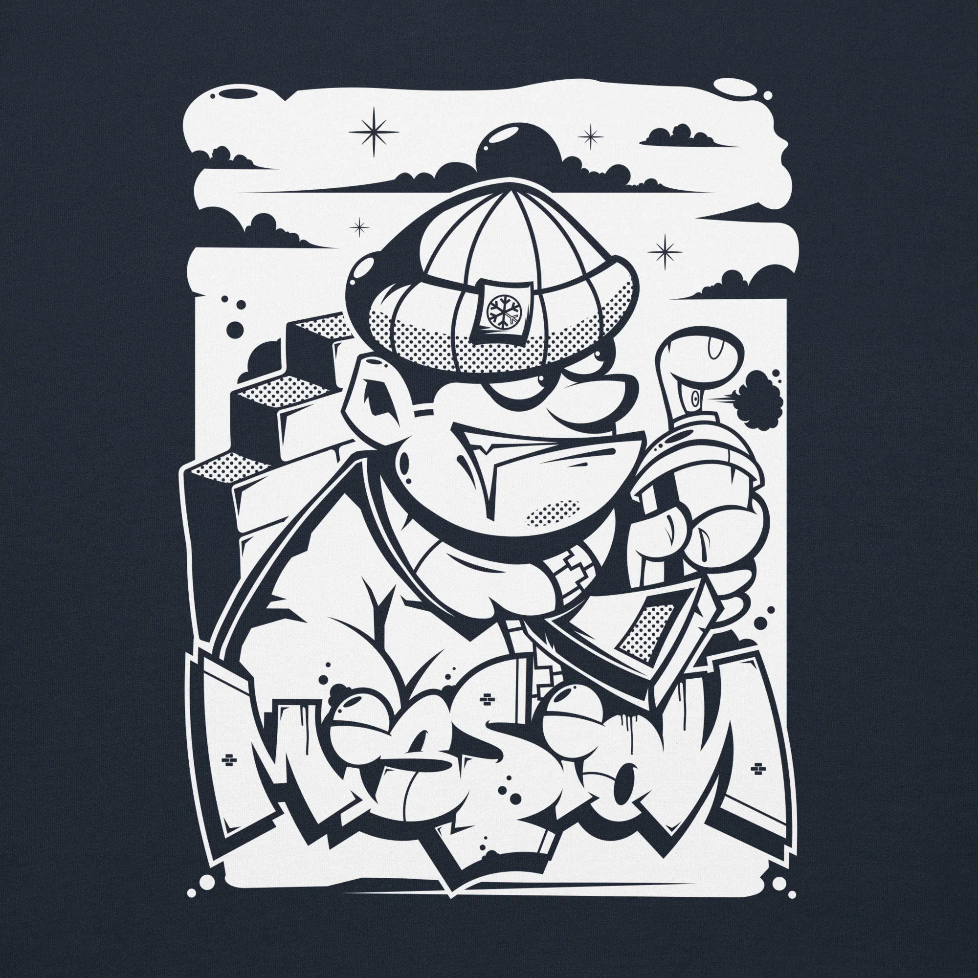 Mission Graffiti Character Hoodie - Image 24