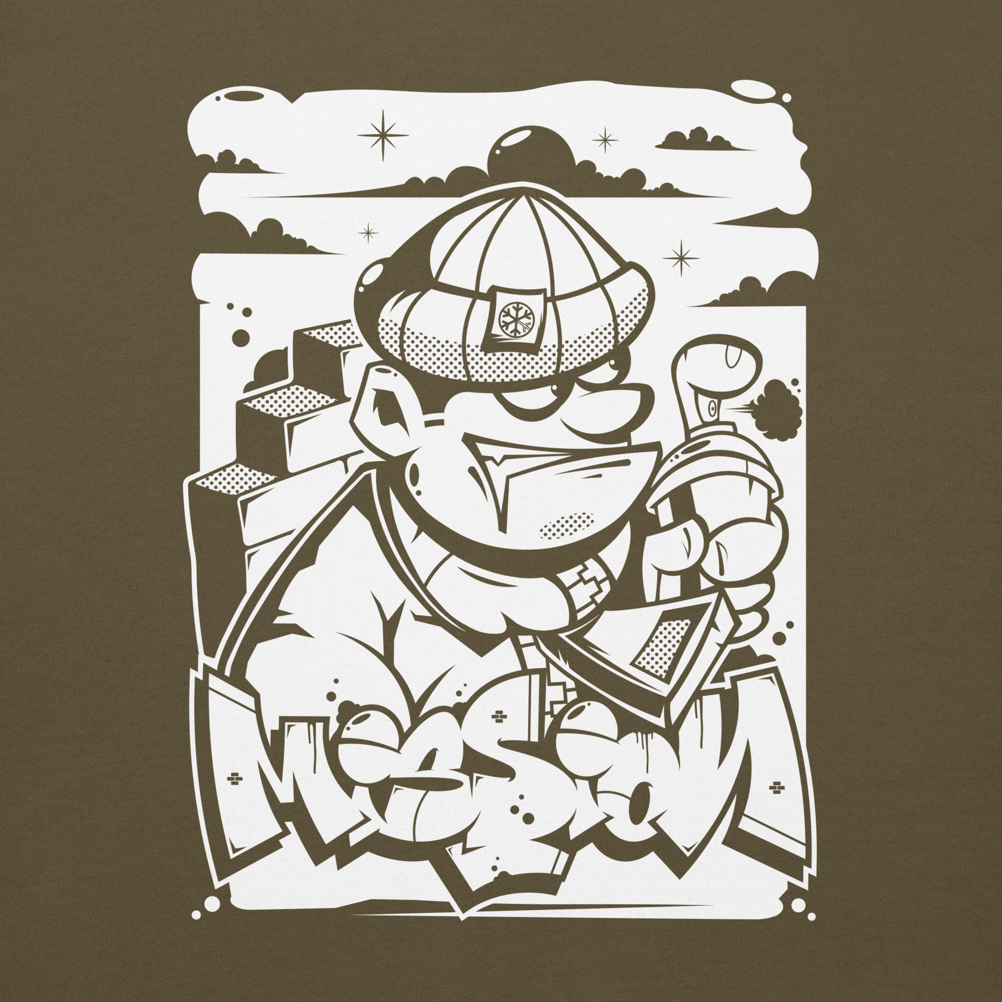 Mission Graffiti Character Hoodie - Image 31