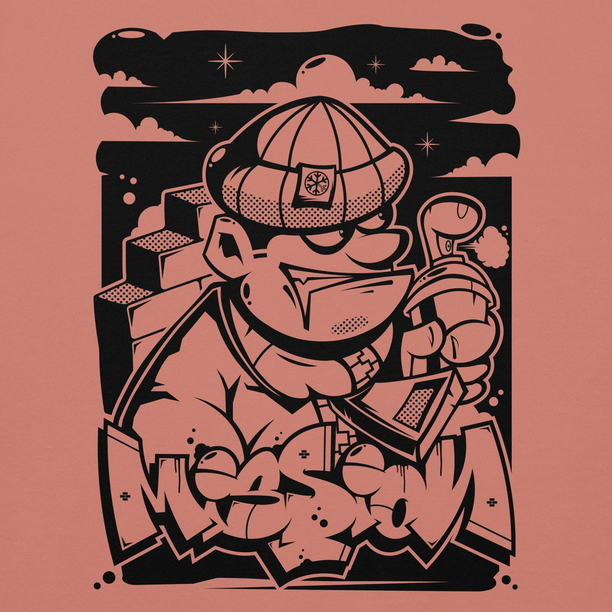 Mission Graffiti Character Hoodie - Image 52