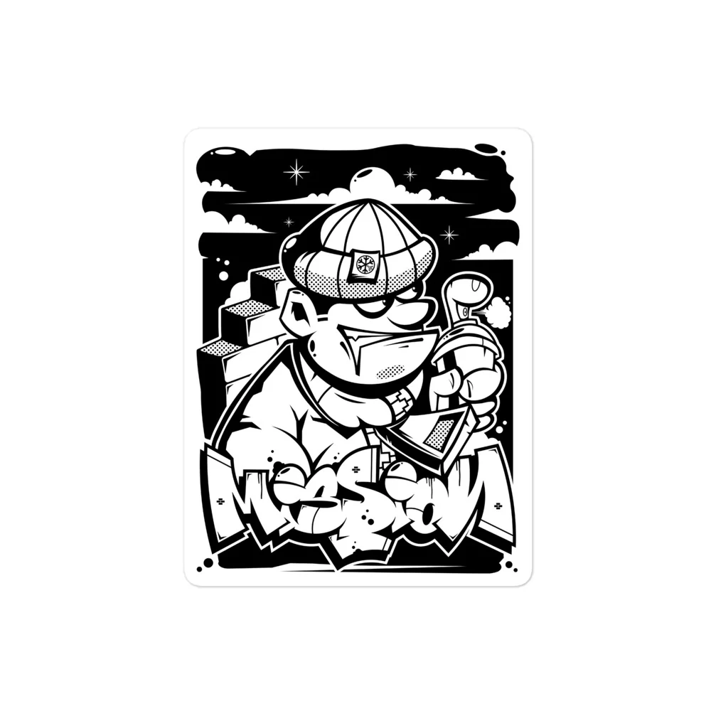 Mission Graffiti Character Sticker
