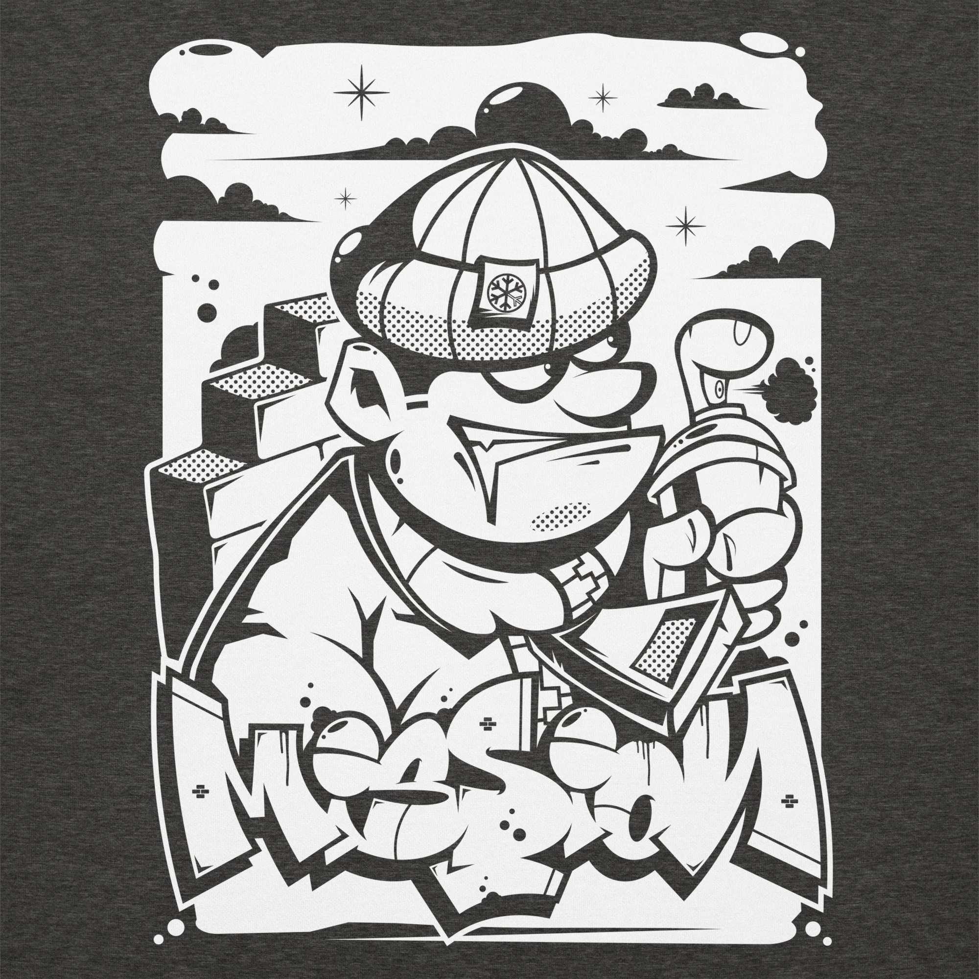 Mission Graffiti Character Sweatshirt - Image 10