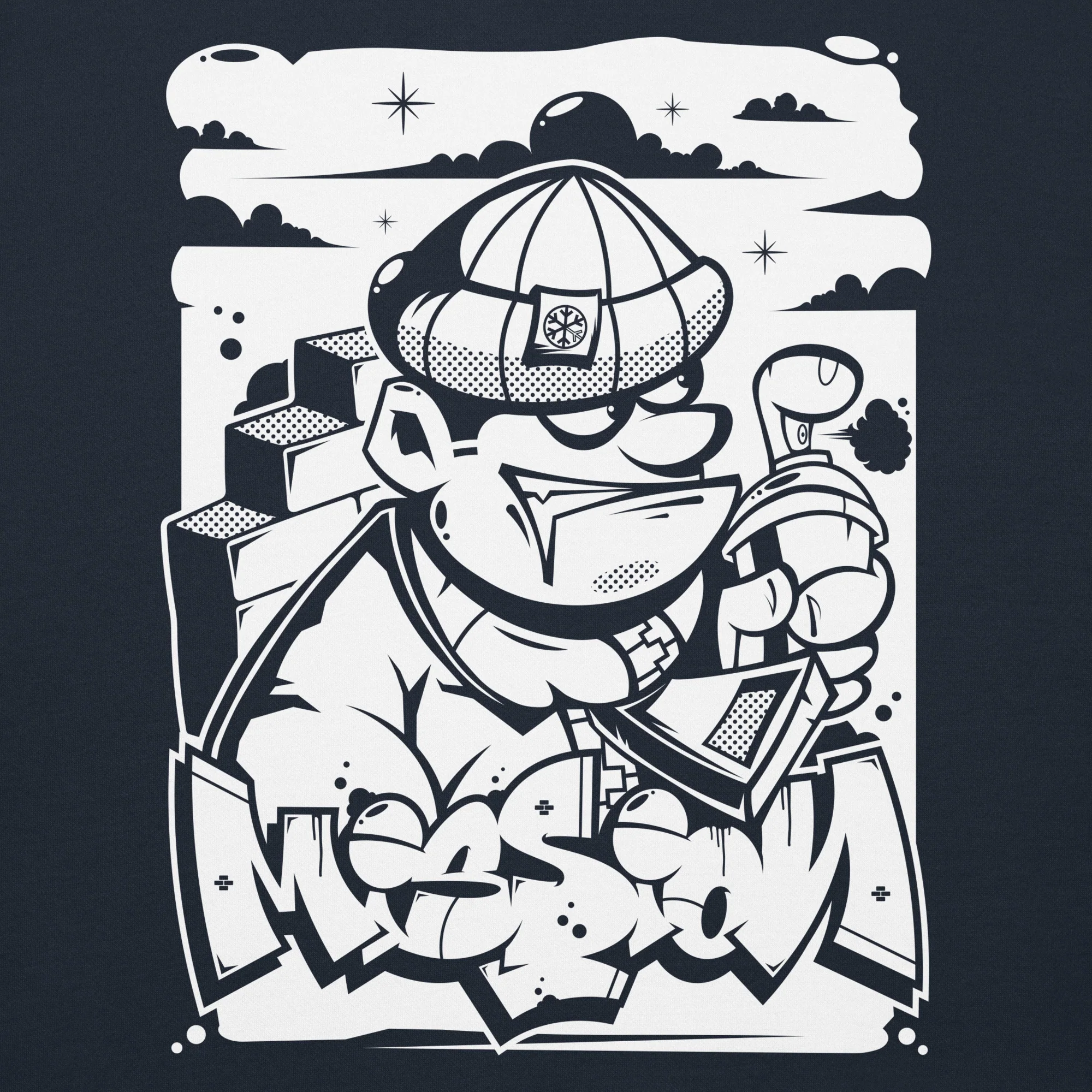 Mission Graffiti Character Sweatshirt - Image 17