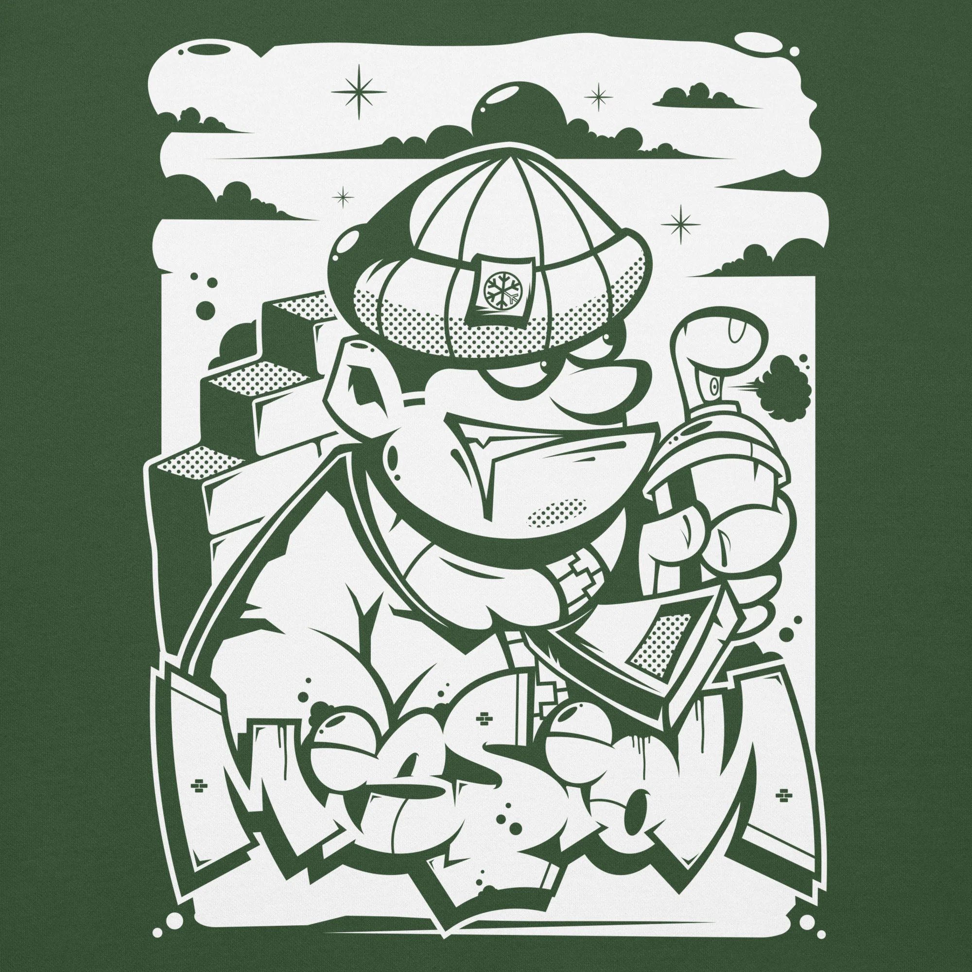 Mission Graffiti Character Sweatshirt - Image 24