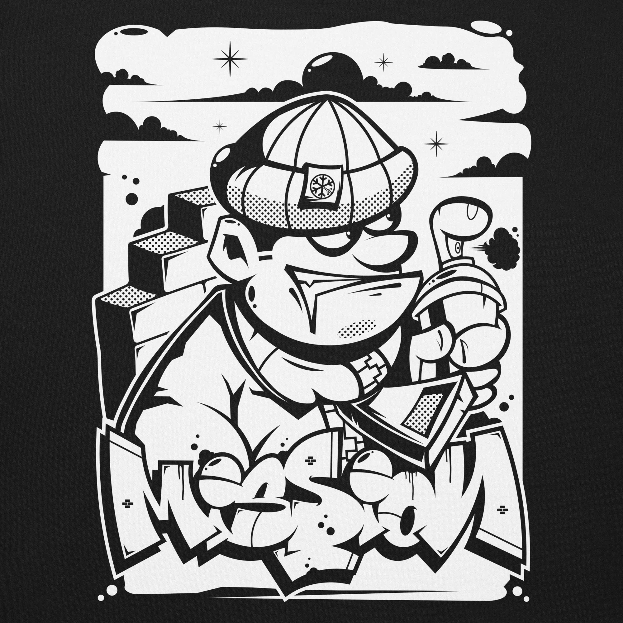 Mission Graffiti Character Sweatshirt - Image 3
