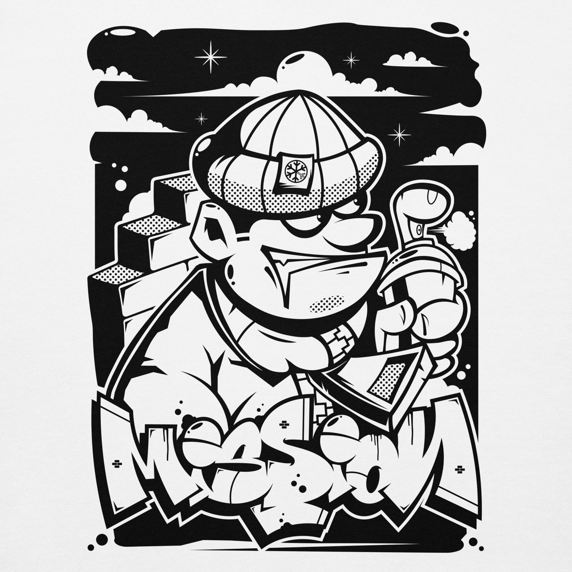 Mission Graffiti Character Sweatshirt - Image 31