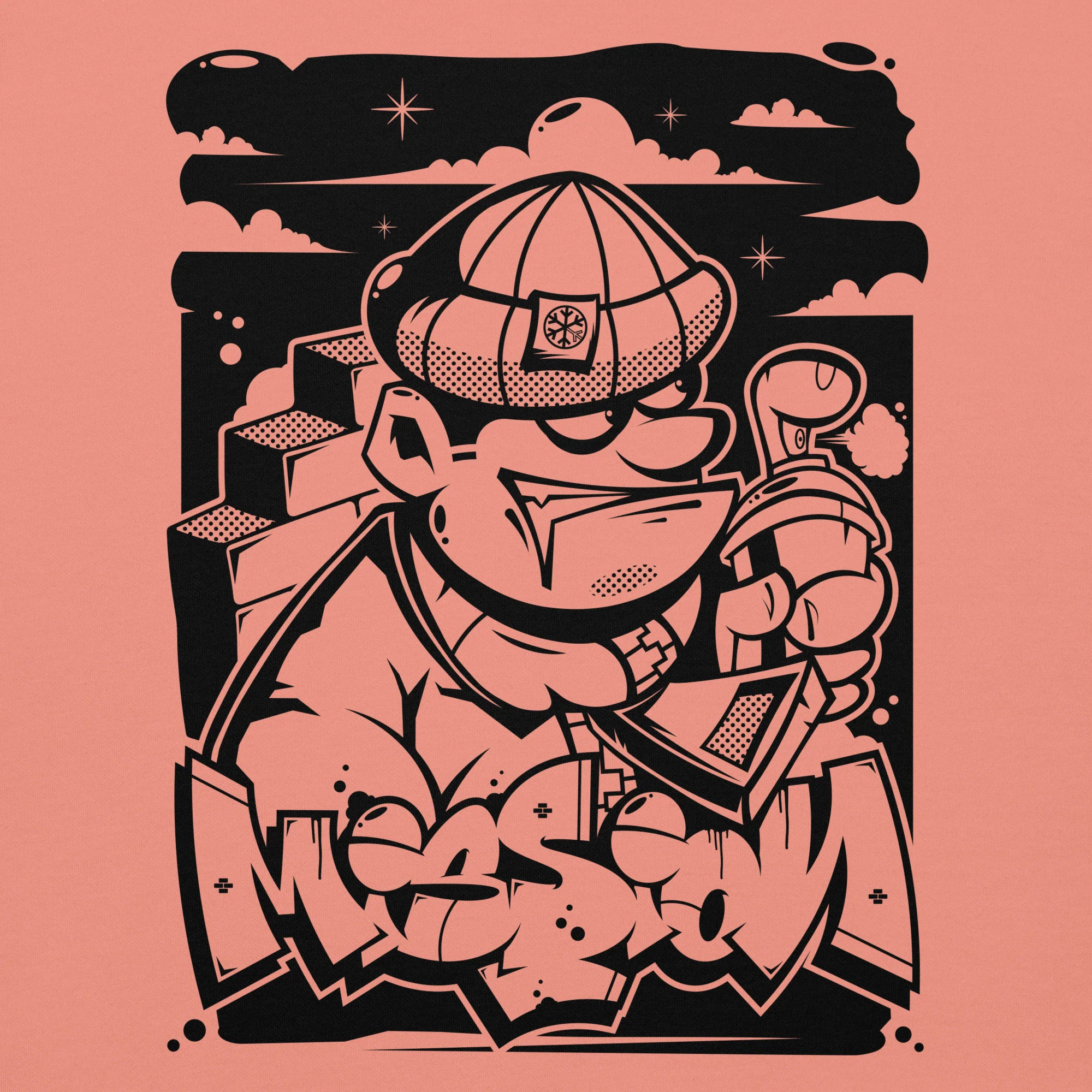 Mission Graffiti Character Sweatshirt - Image 45