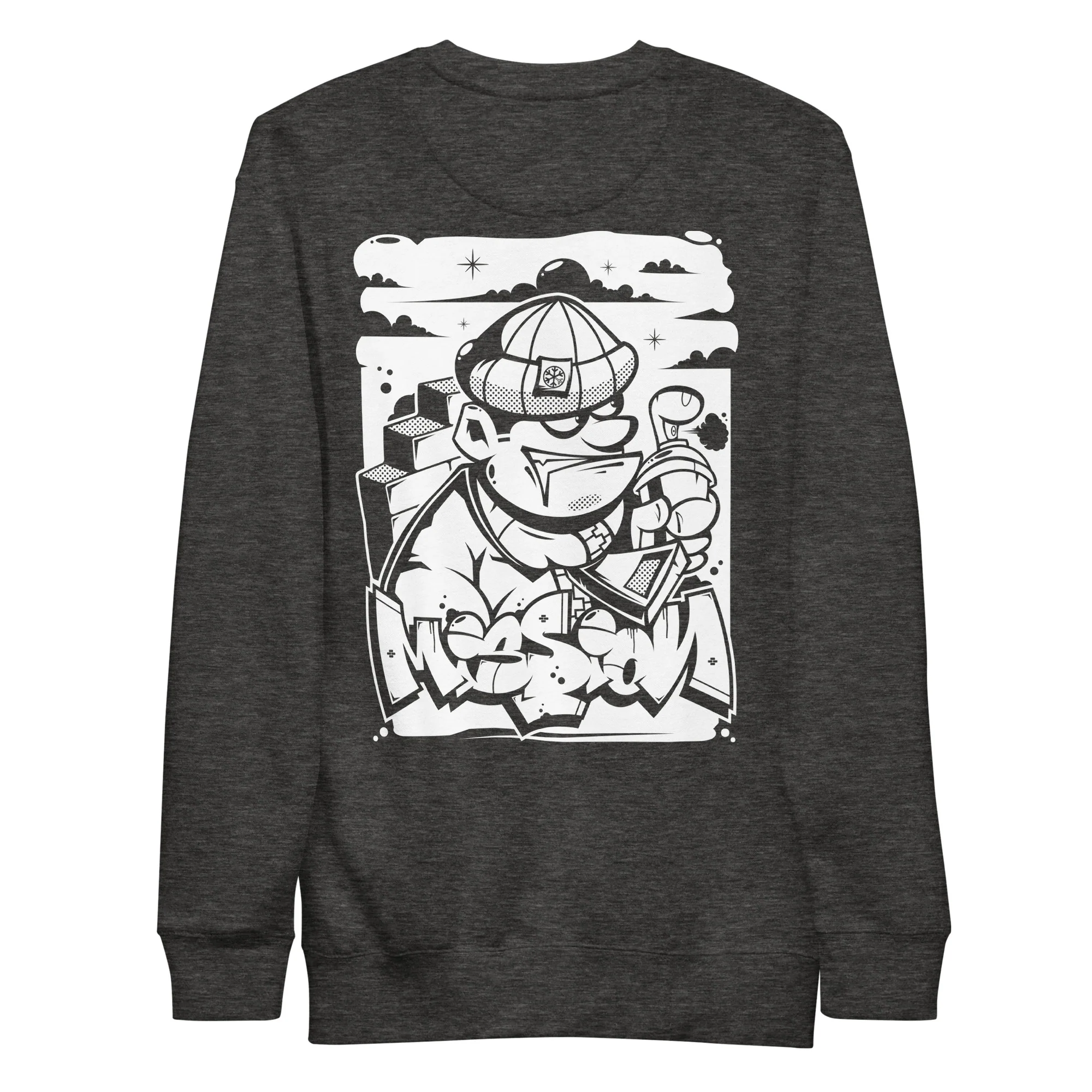 Mission Graffiti Character Sweatshirt - Image 9