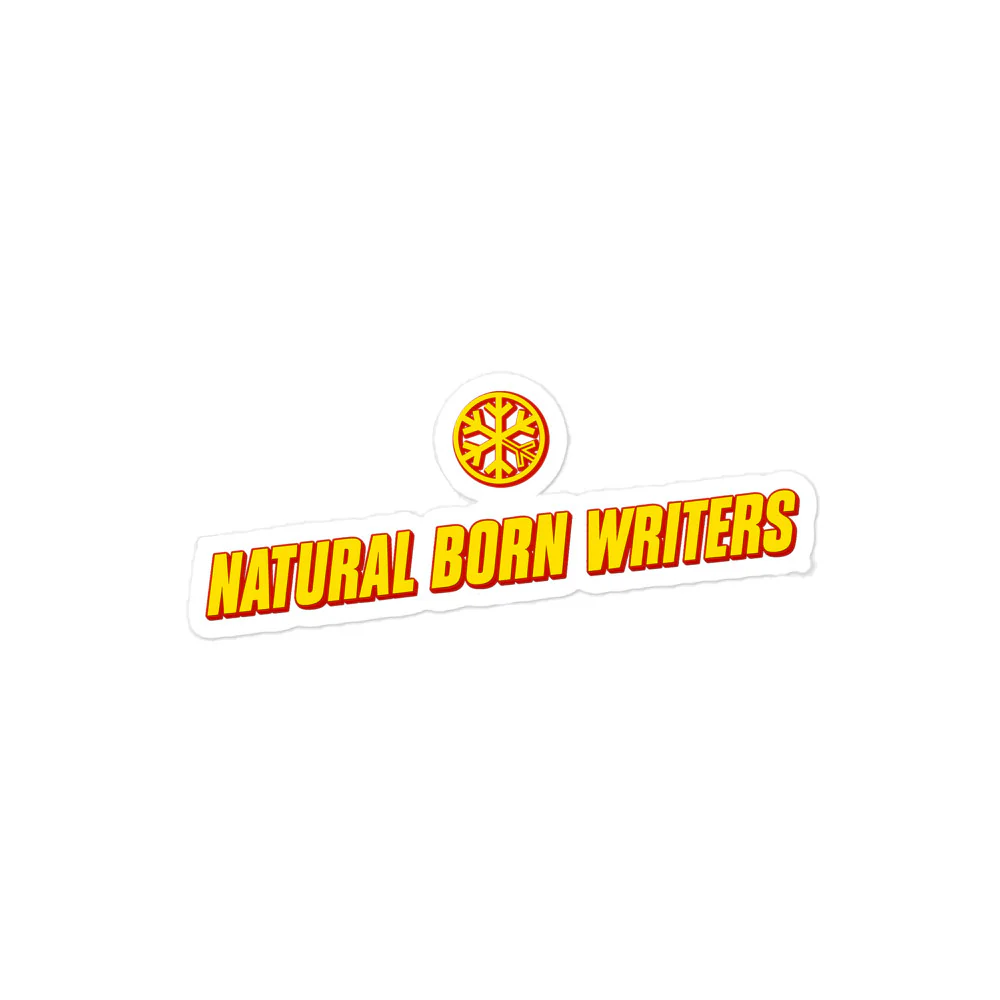 Natural Born Writers Graffiti Sticker