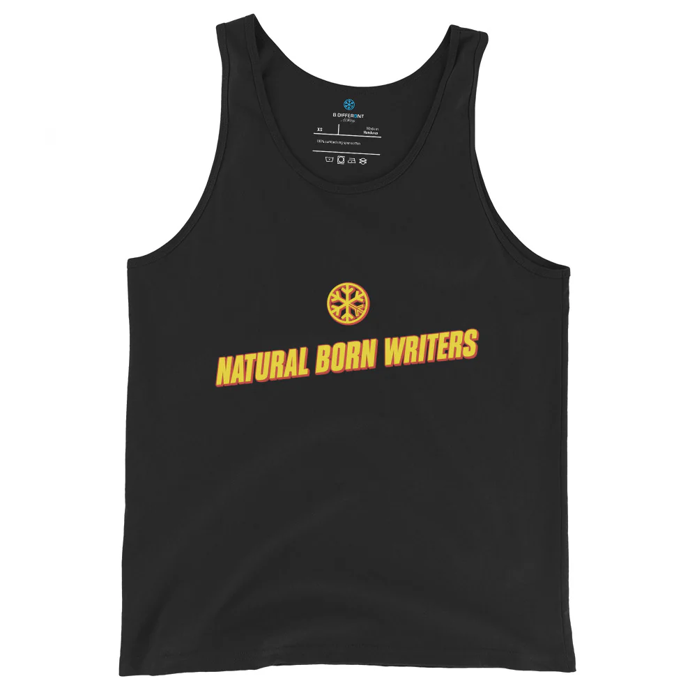 Natural Born Writers Graffiti Tank Top - Image 3