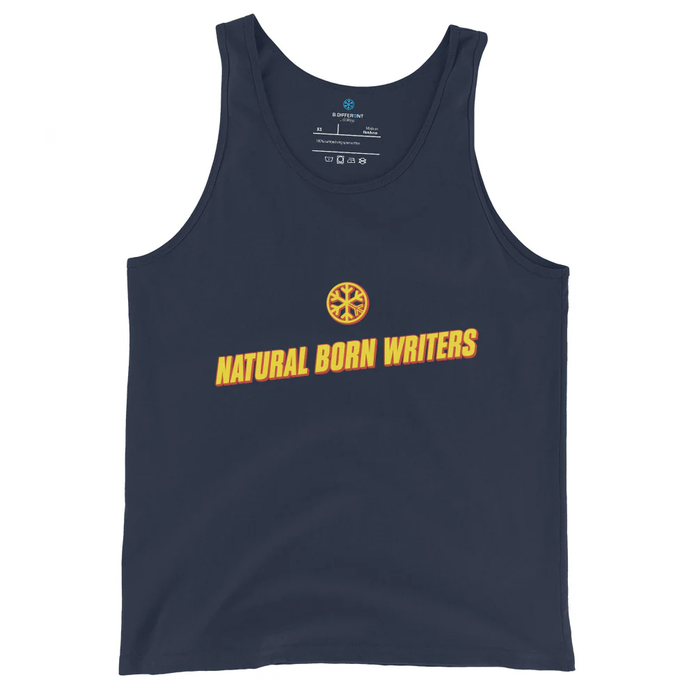 Natural Born Writers Graffiti Tank Top - Image 5