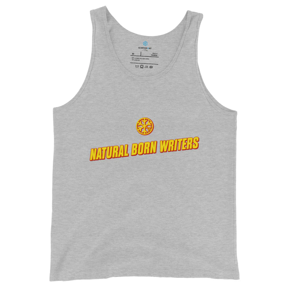 Natural Born Writers Graffiti Tank Top - Image 9