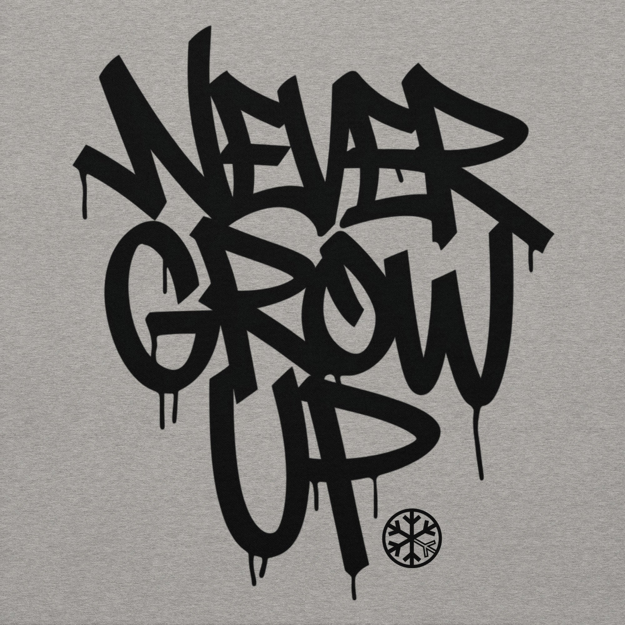Never Grow Up Graffiti Hoodie - Image 56