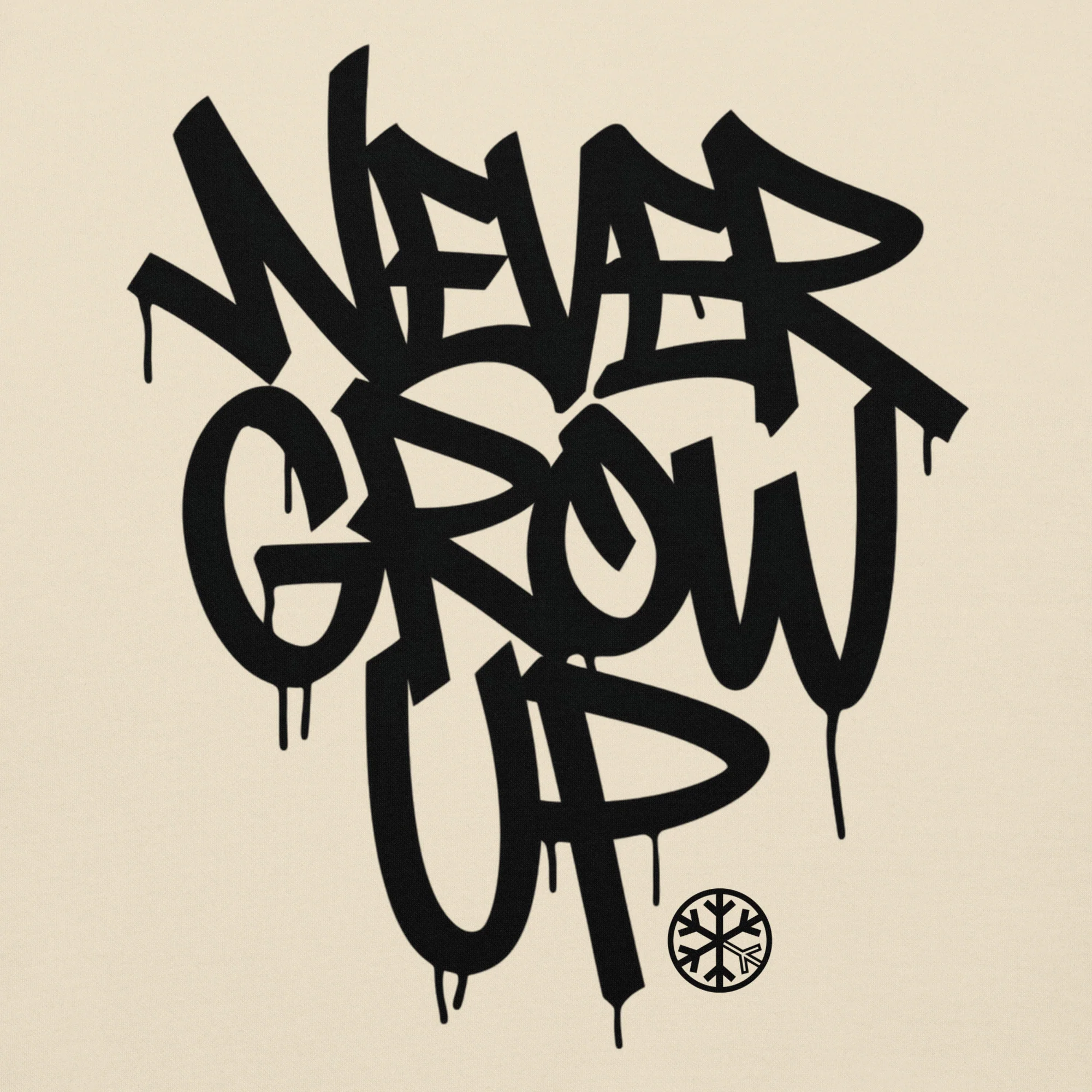 Never Grow Up Graffiti Hoodie - Image 62