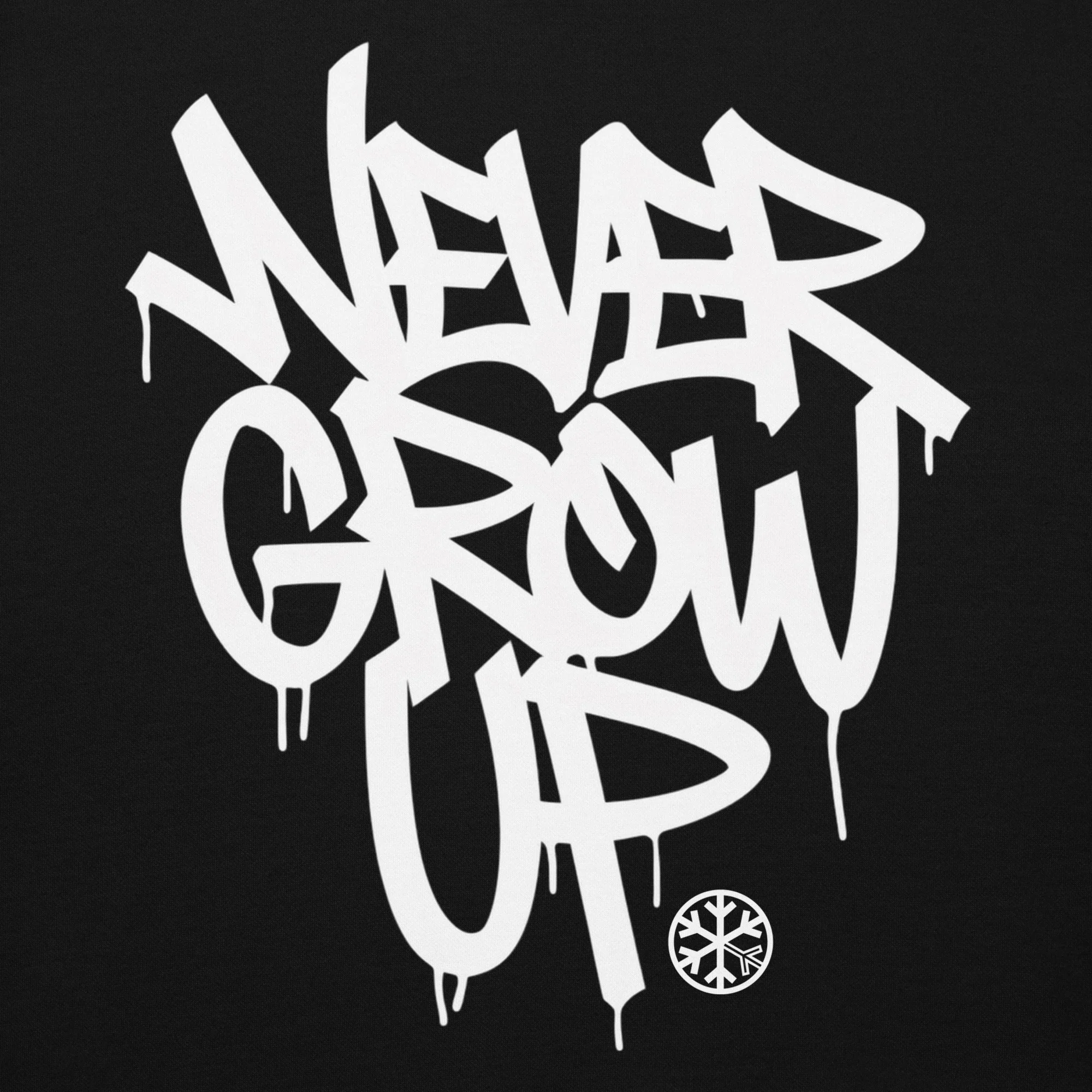 Never Grow Up Graffiti Hoodie - Image 8