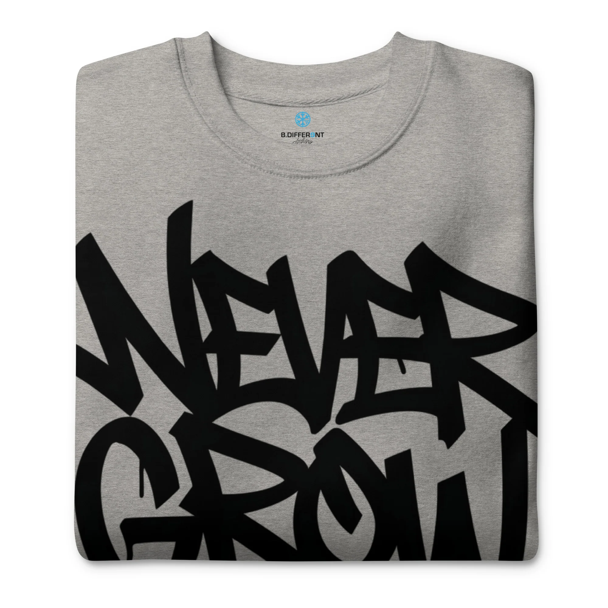 Never Grow Up Graffiti Sweatshirt - Image 45