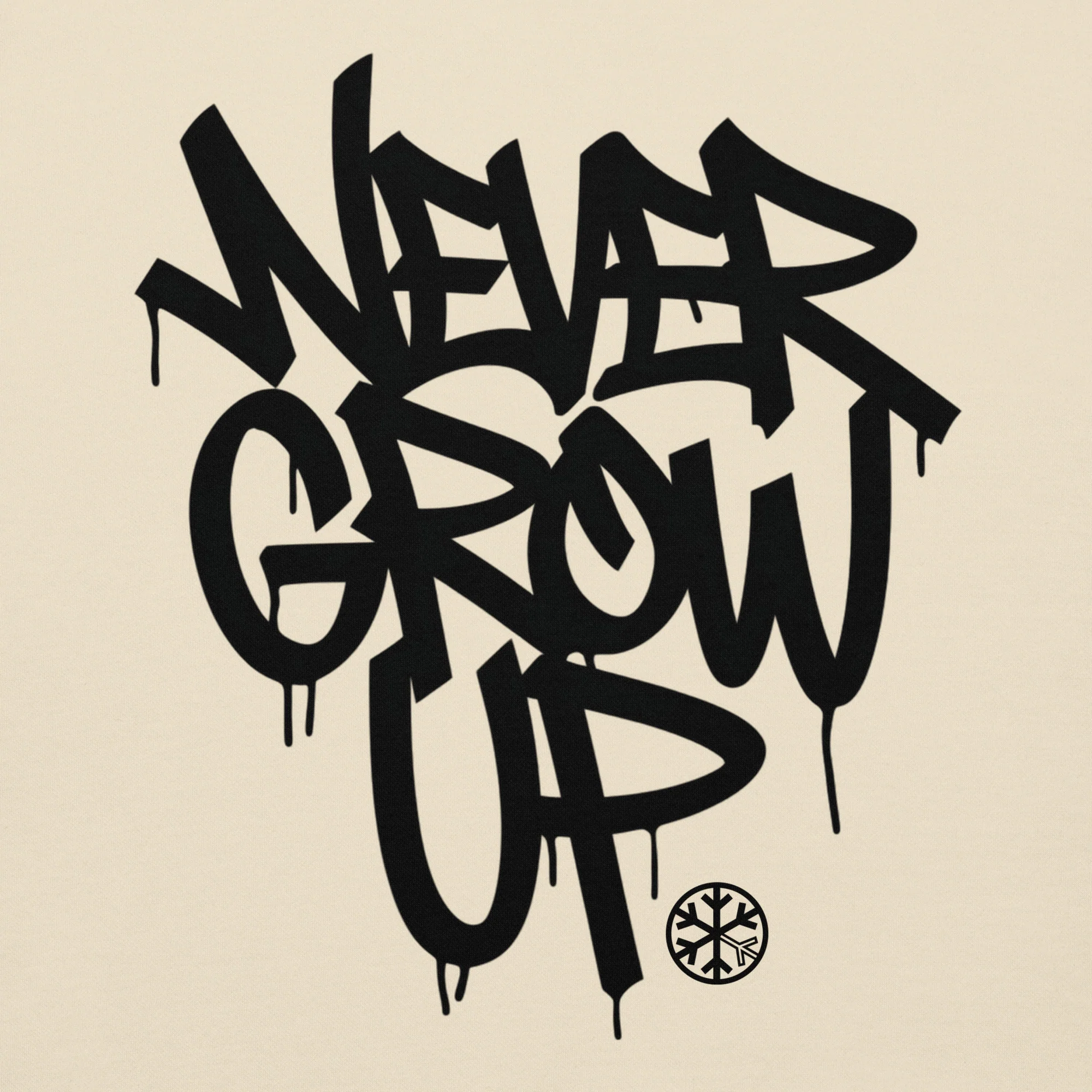 Never Grow Up Graffiti Sweatshirt - Image 50