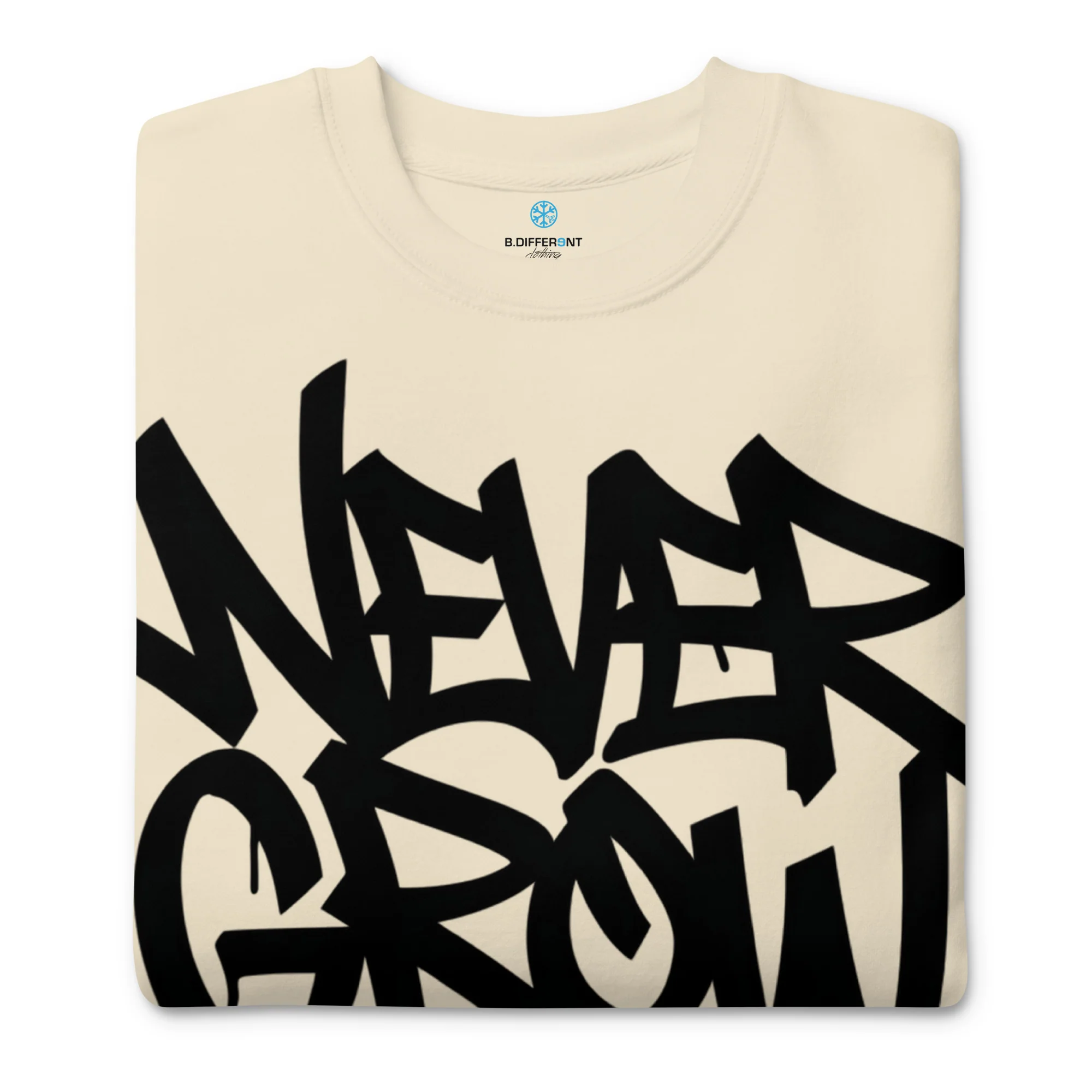 Never Grow Up Graffiti Sweatshirt - Image 51