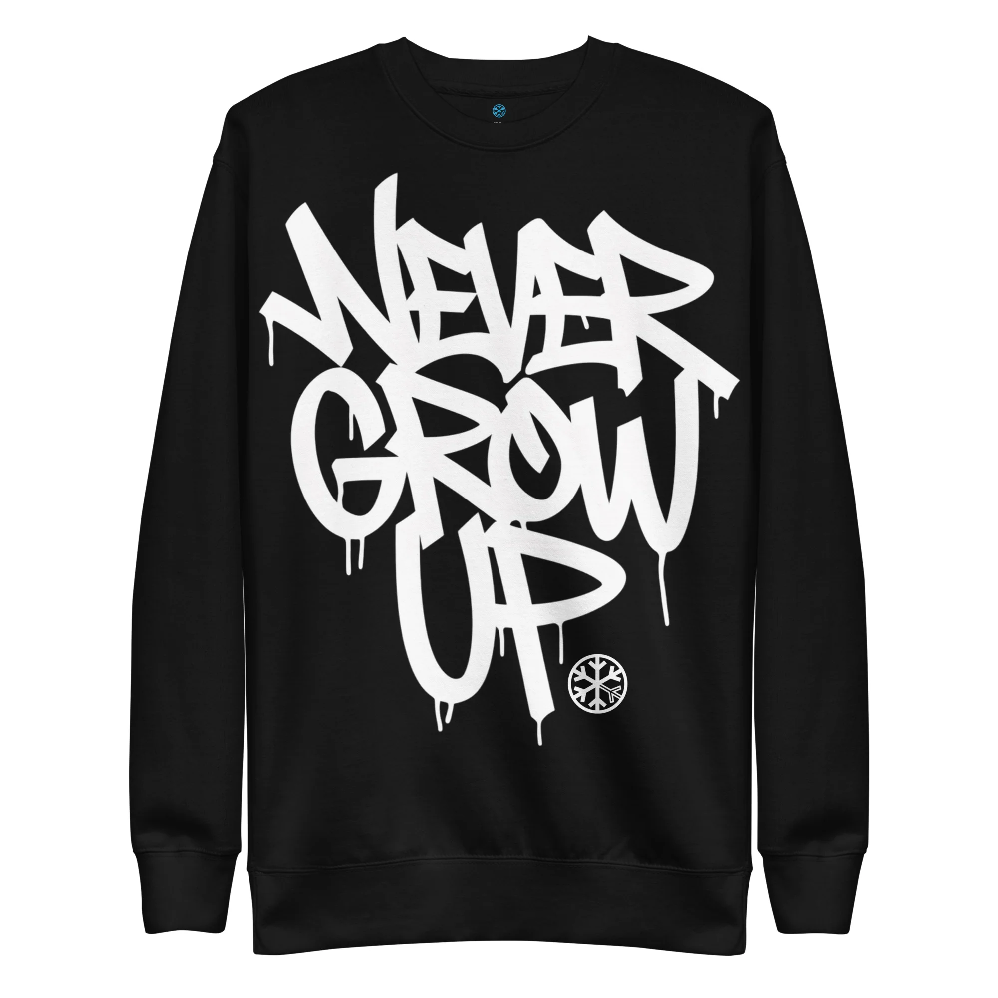 Never Grow Up Graffiti Sweatshirt - Image 7