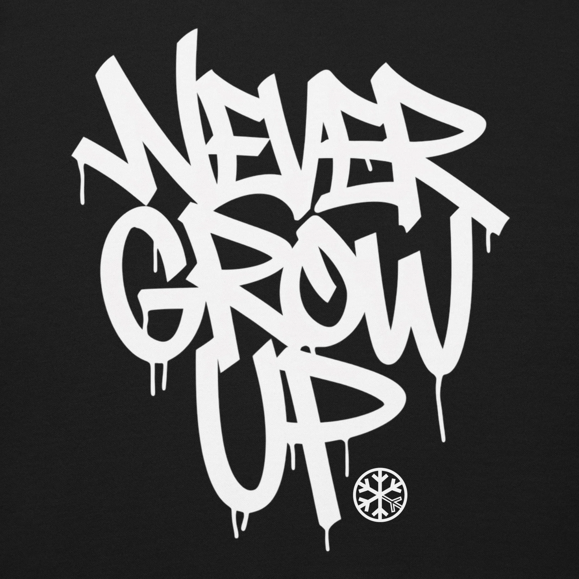 Never Grow Up Graffiti Sweatshirt - Image 8