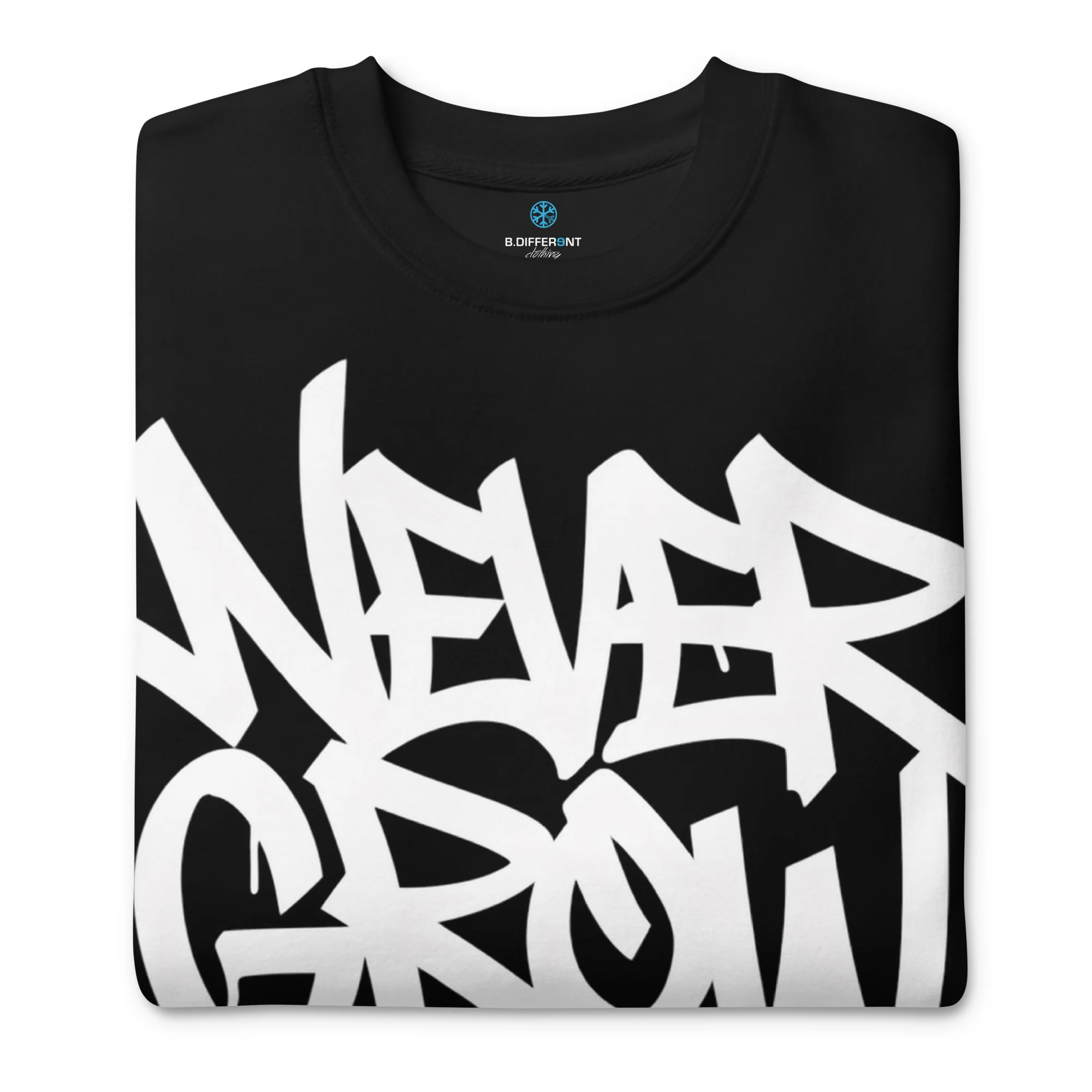 Never Grow Up Graffiti Sweatshirt - Image 9