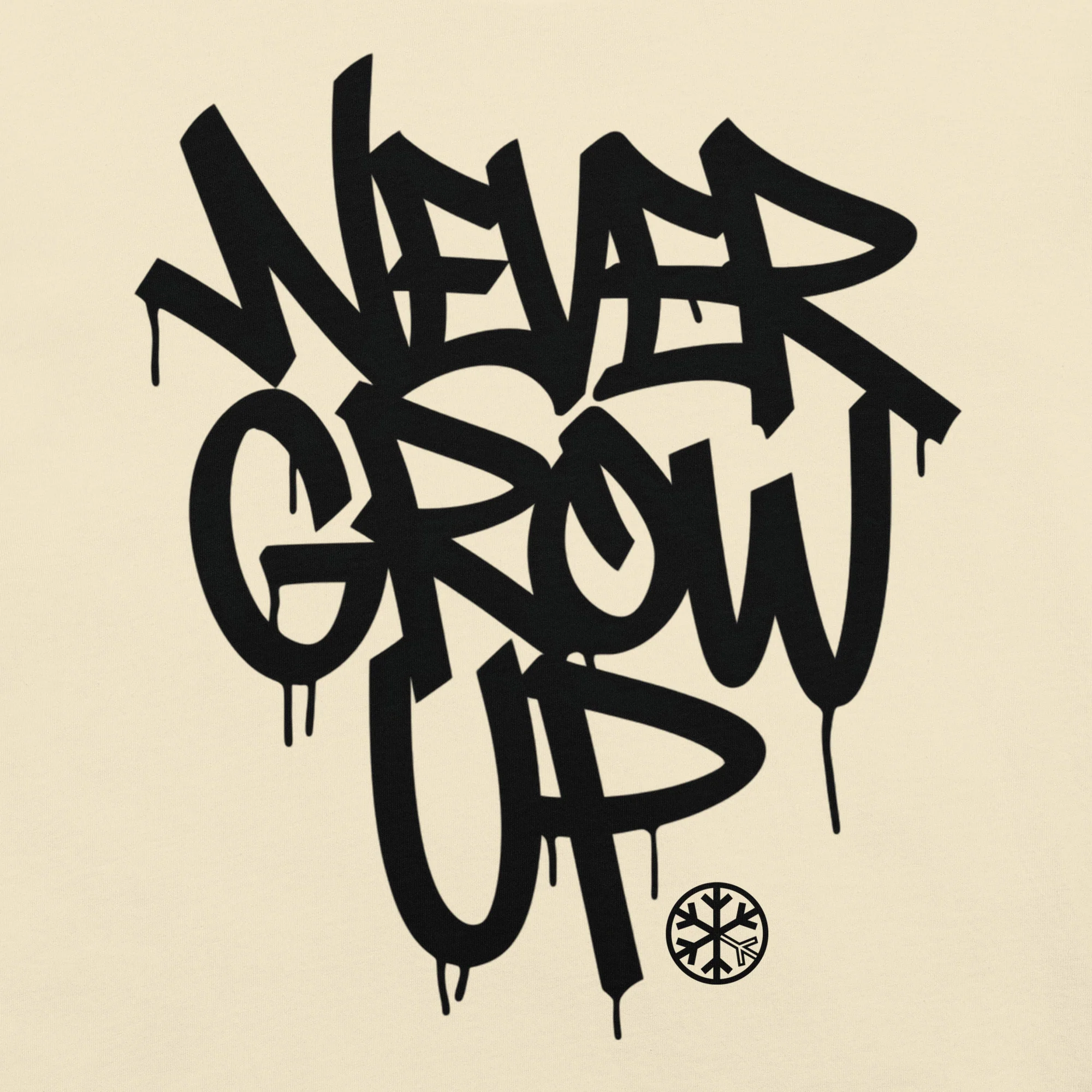 Never Grow Up Graffiti Tee - Image 45