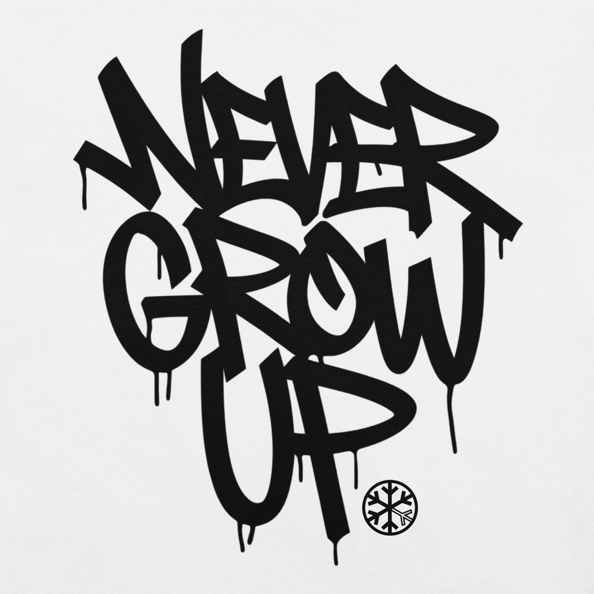 Never Grow Up Graffiti Tee - Image 51