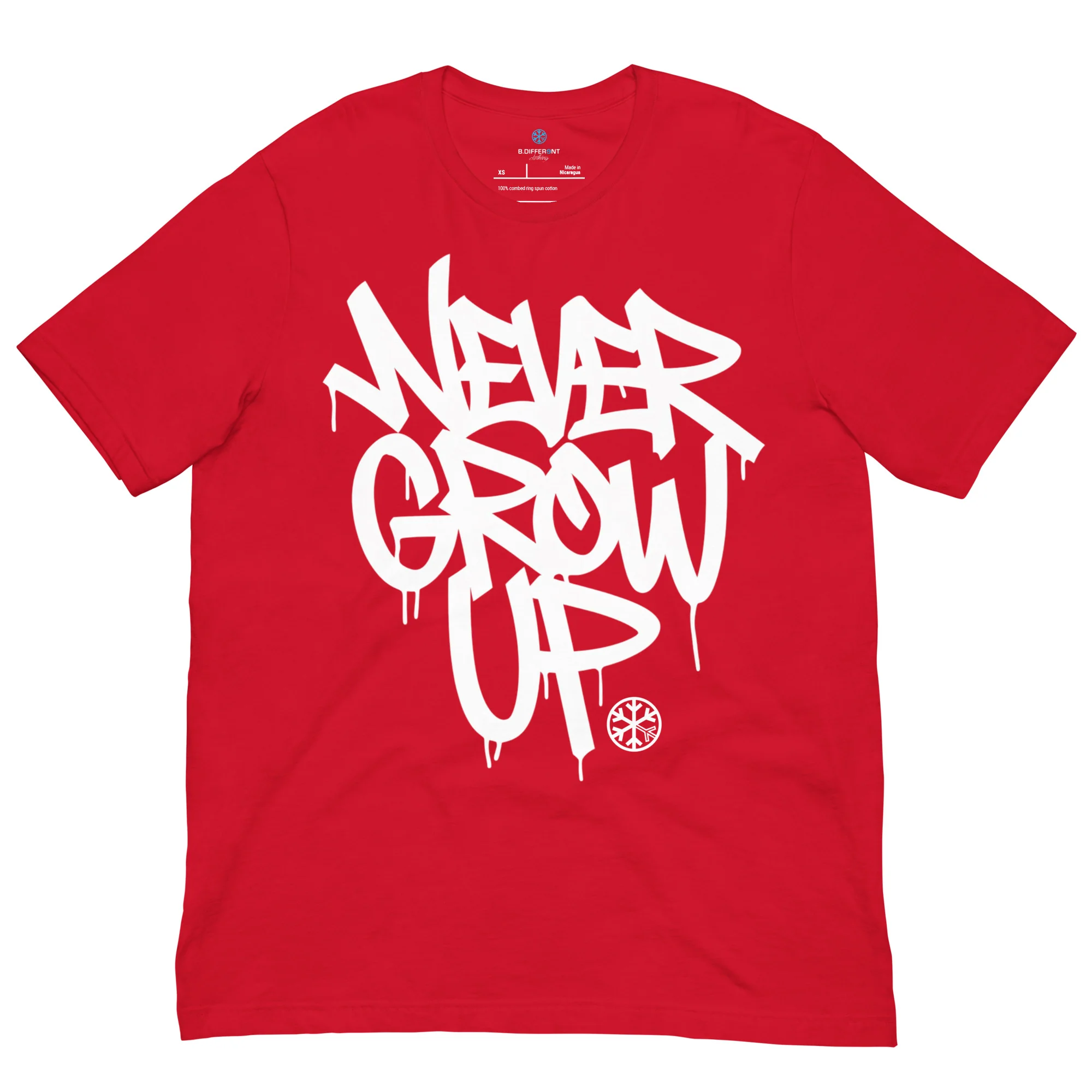 Never Grow Up Graffiti Tee - Image 8