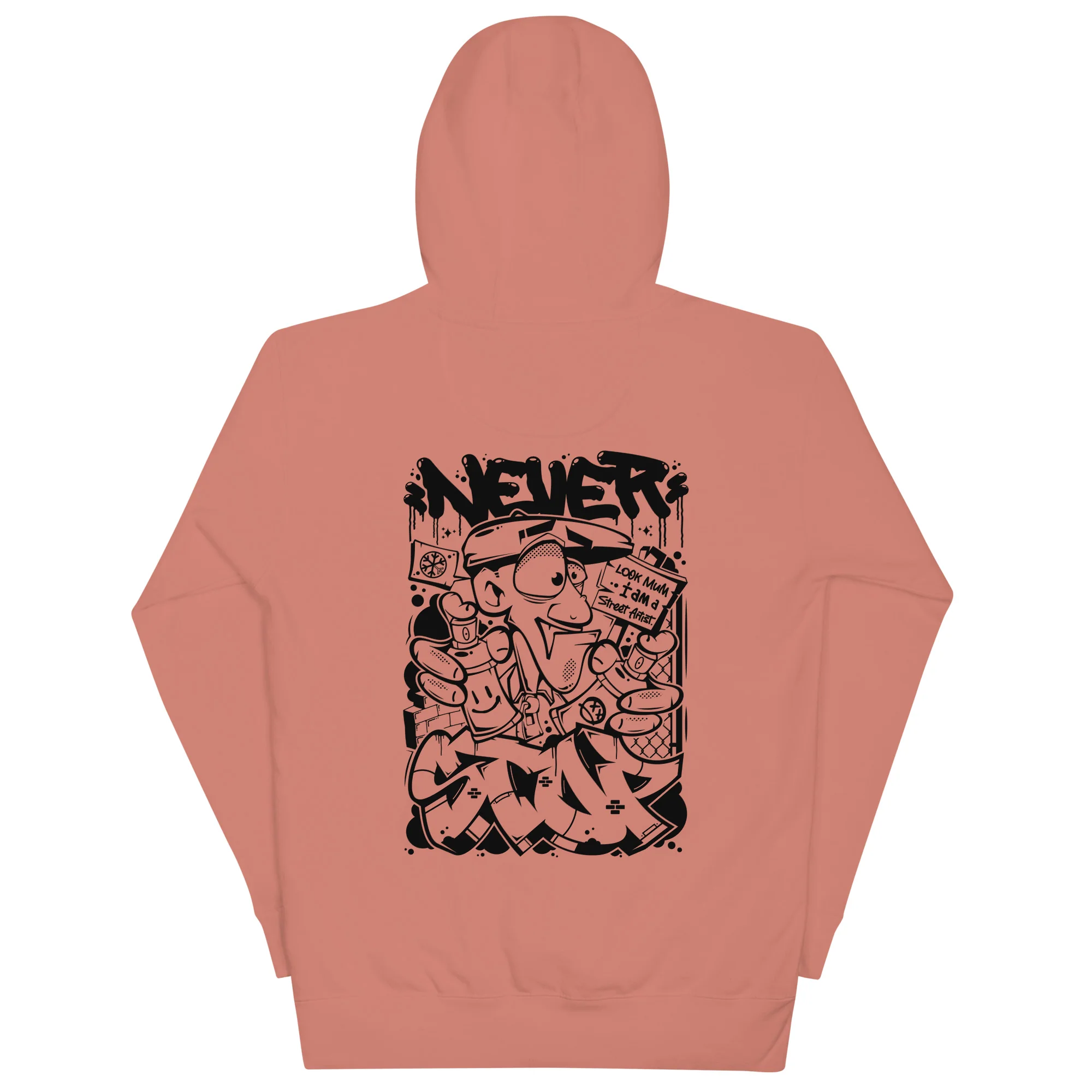 Never Stop Graffiti Character Hoodie - Image 43