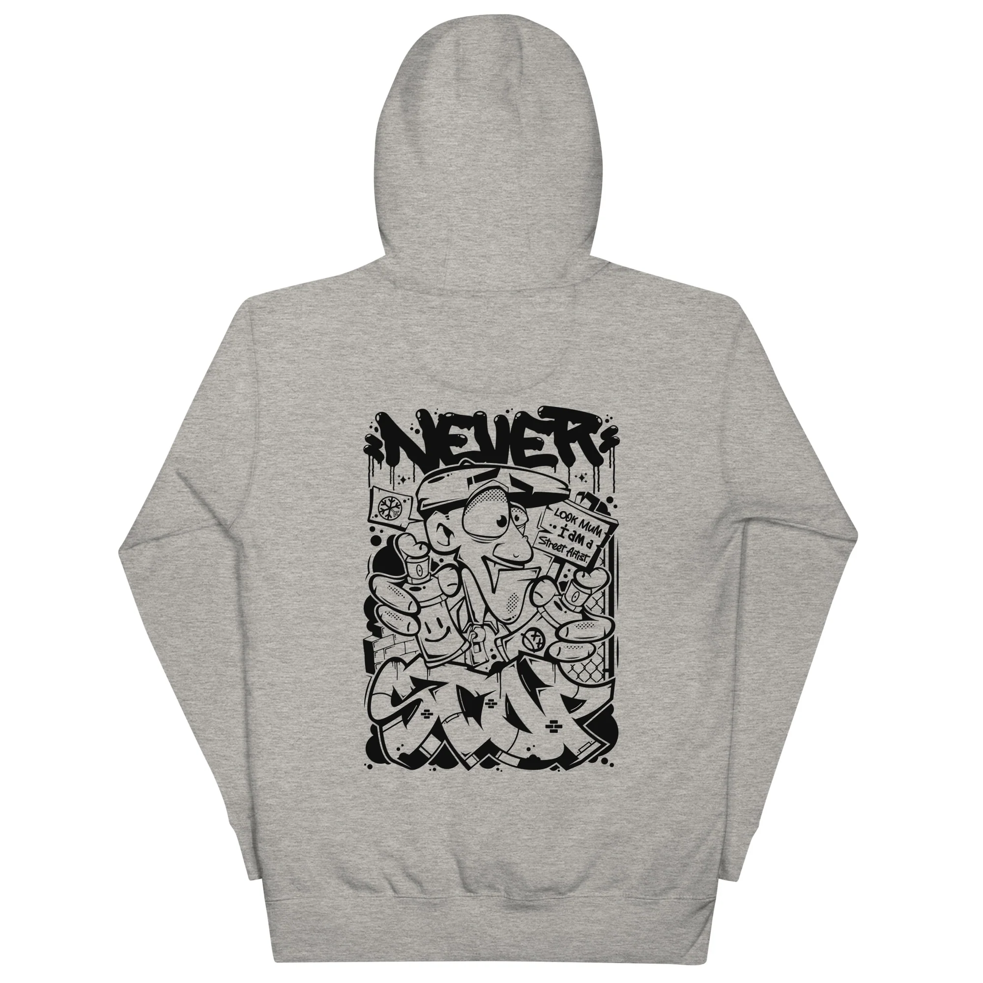 Never Stop Graffiti Character Hoodie - Image 50