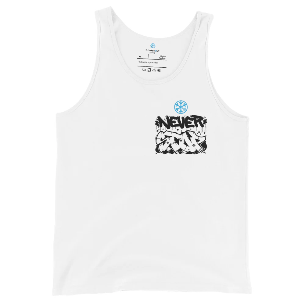 Never Stop Graffiti Character Tank Top - Image 2