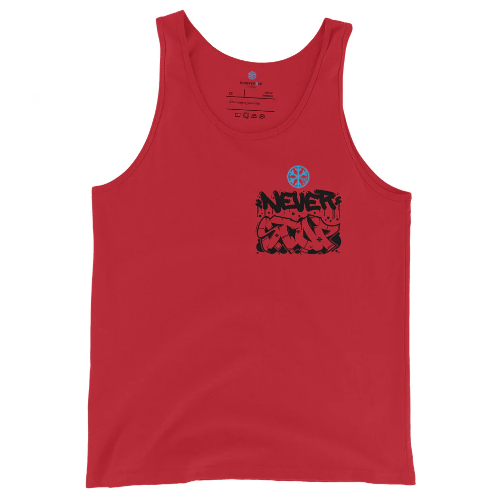 Never Stop Graffiti Character Tank Top - Image 8
