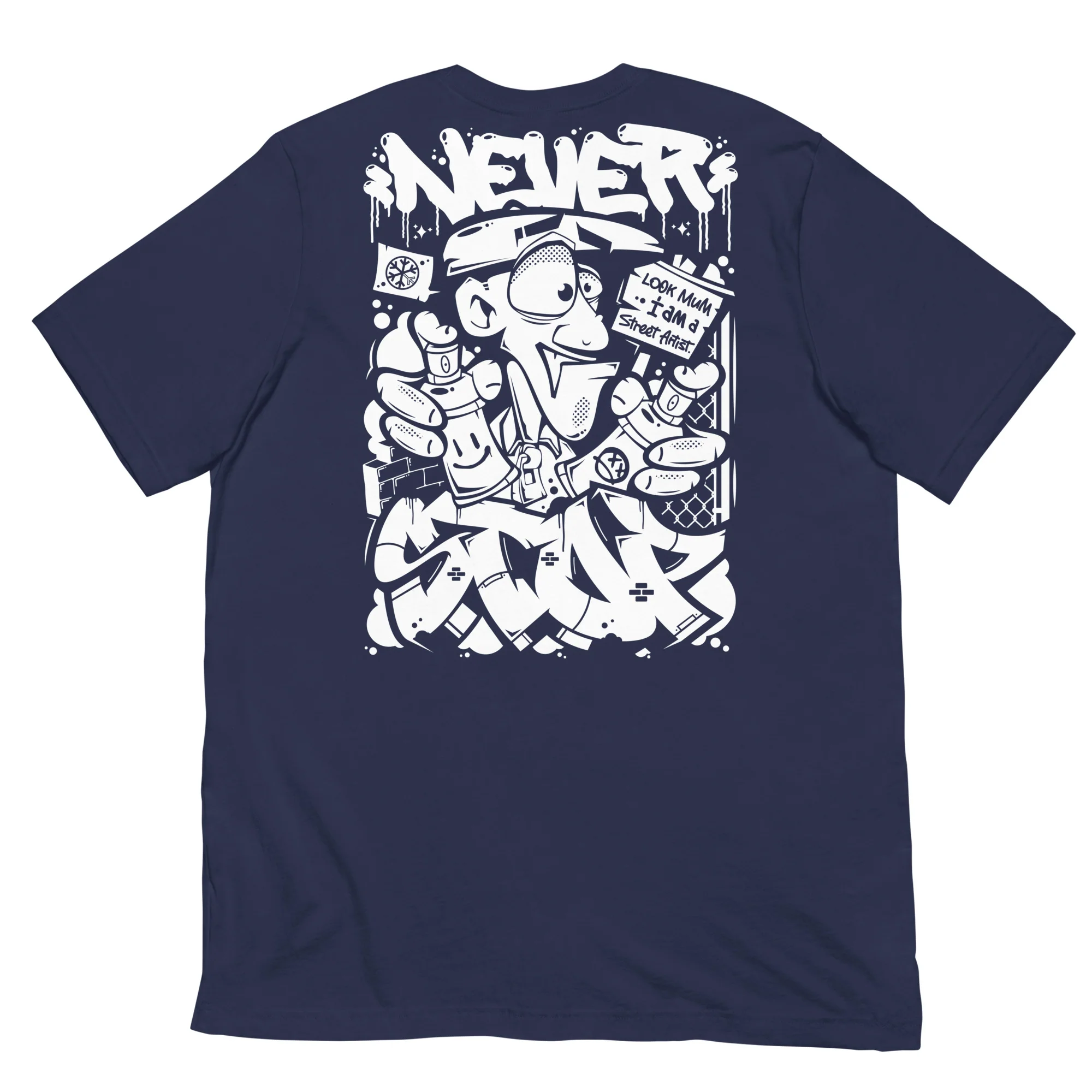 Never Stop Graffiti Character Tee