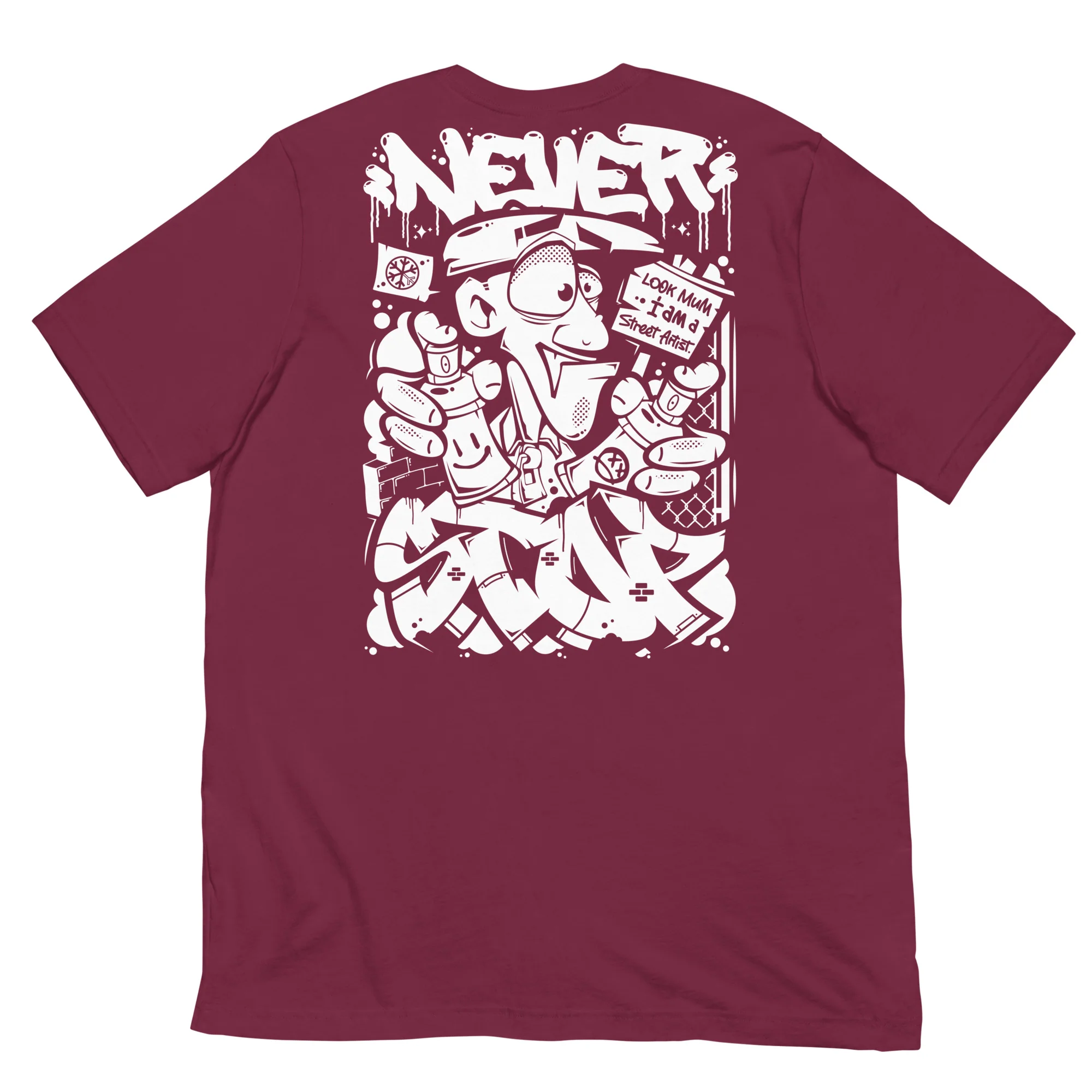 Never Stop Graffiti Character Tee - Image 16