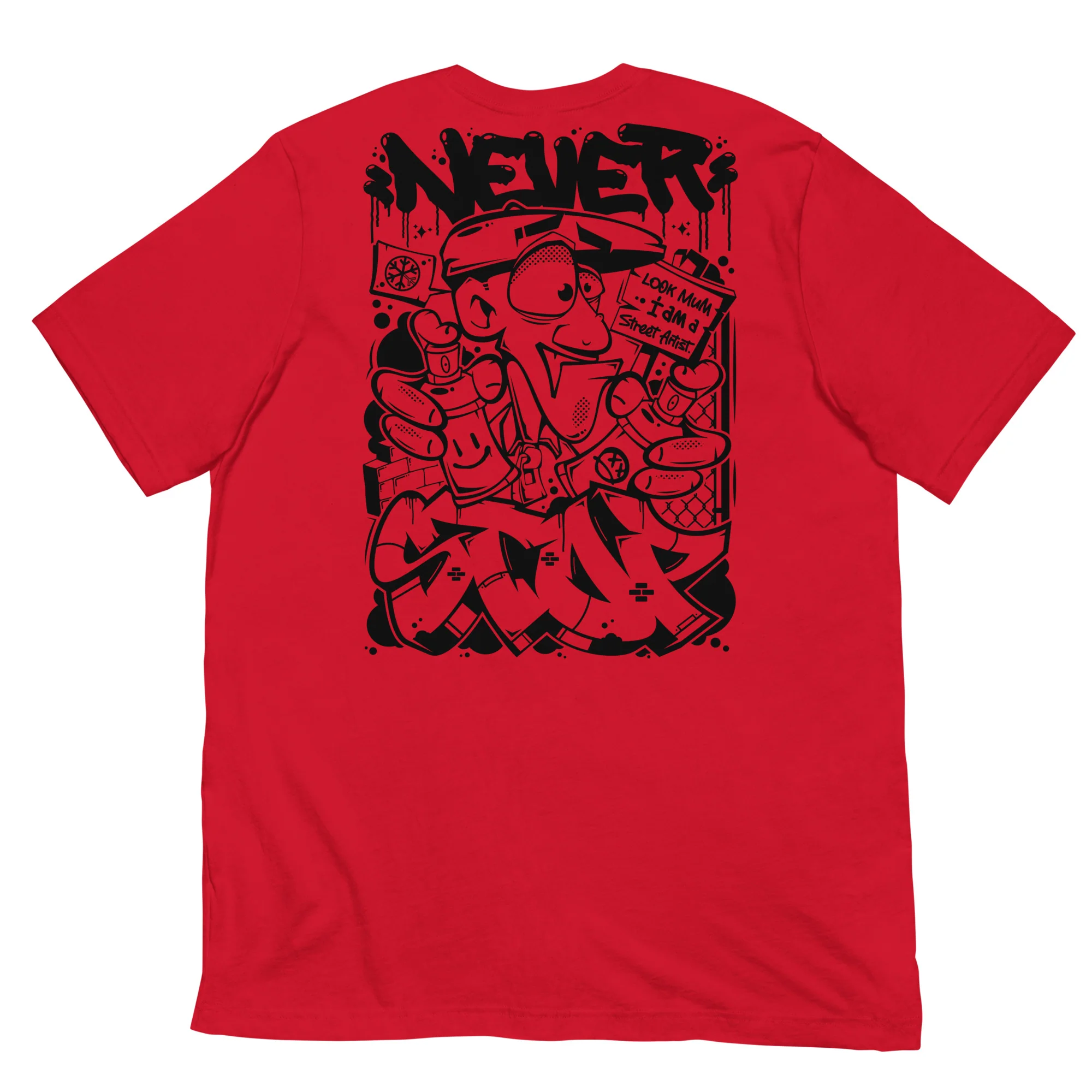 Never Stop Graffiti Character Tee - Image 37