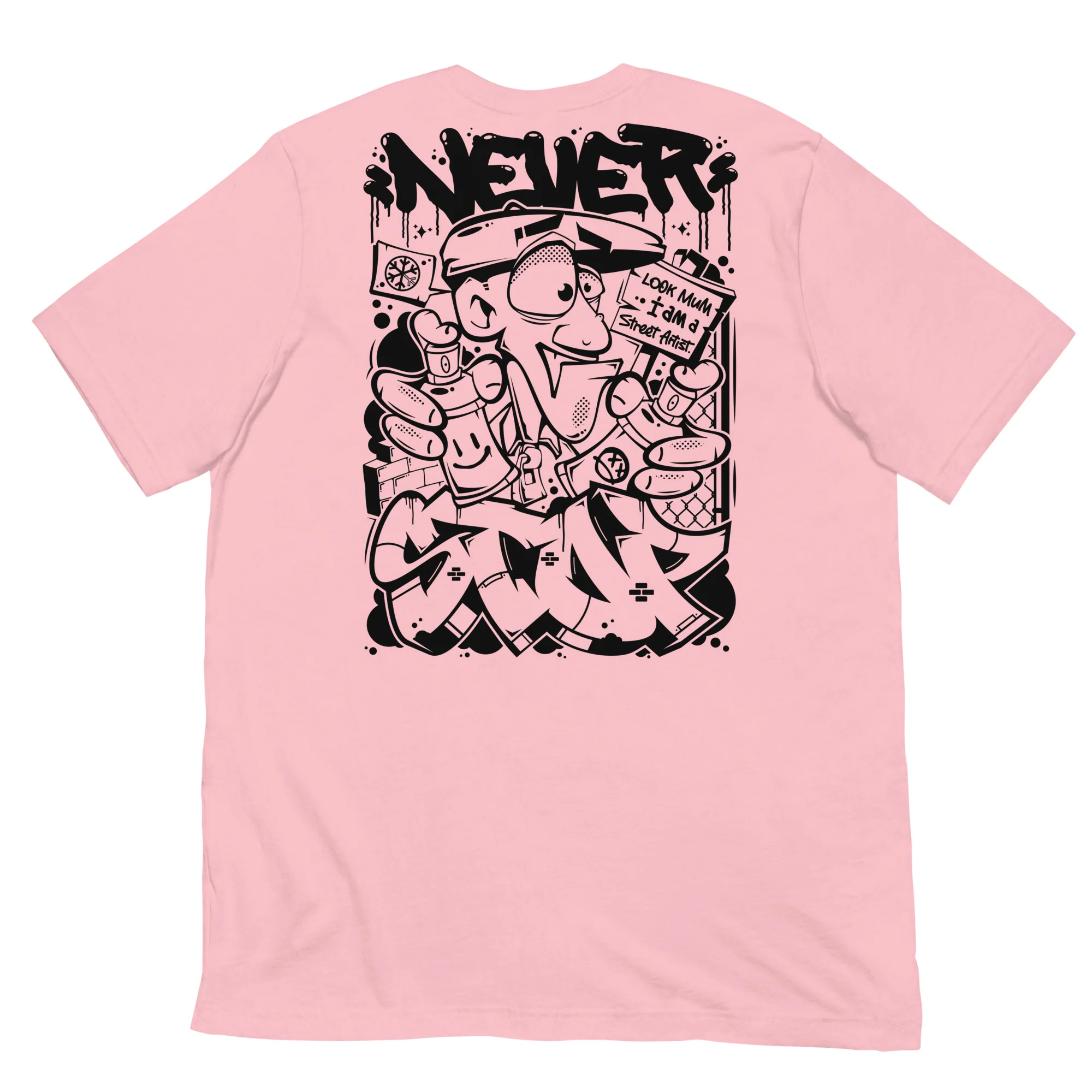 Never Stop Graffiti Character Tee - Image 44