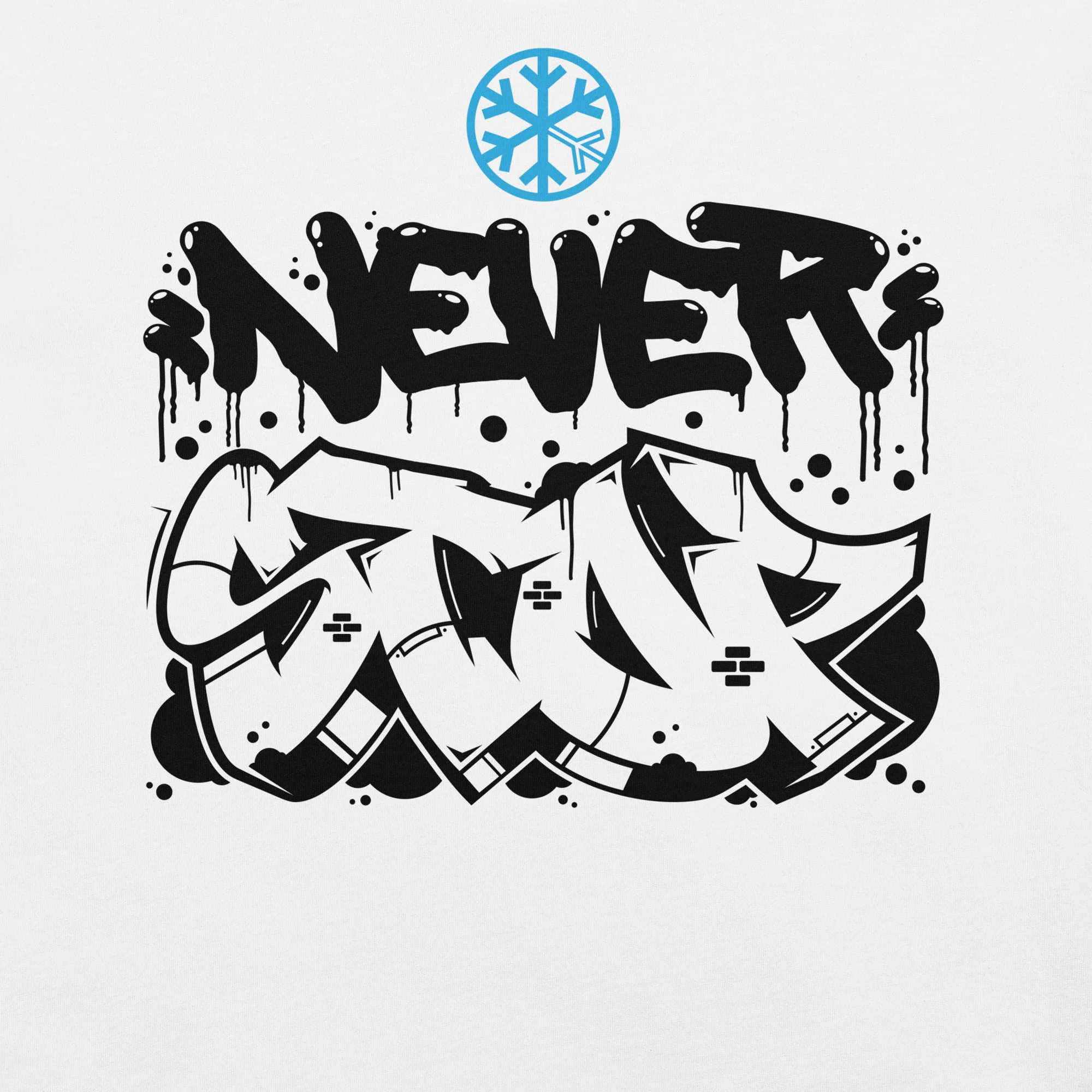 Never Stop Graffiti Piece Tee - Image 2