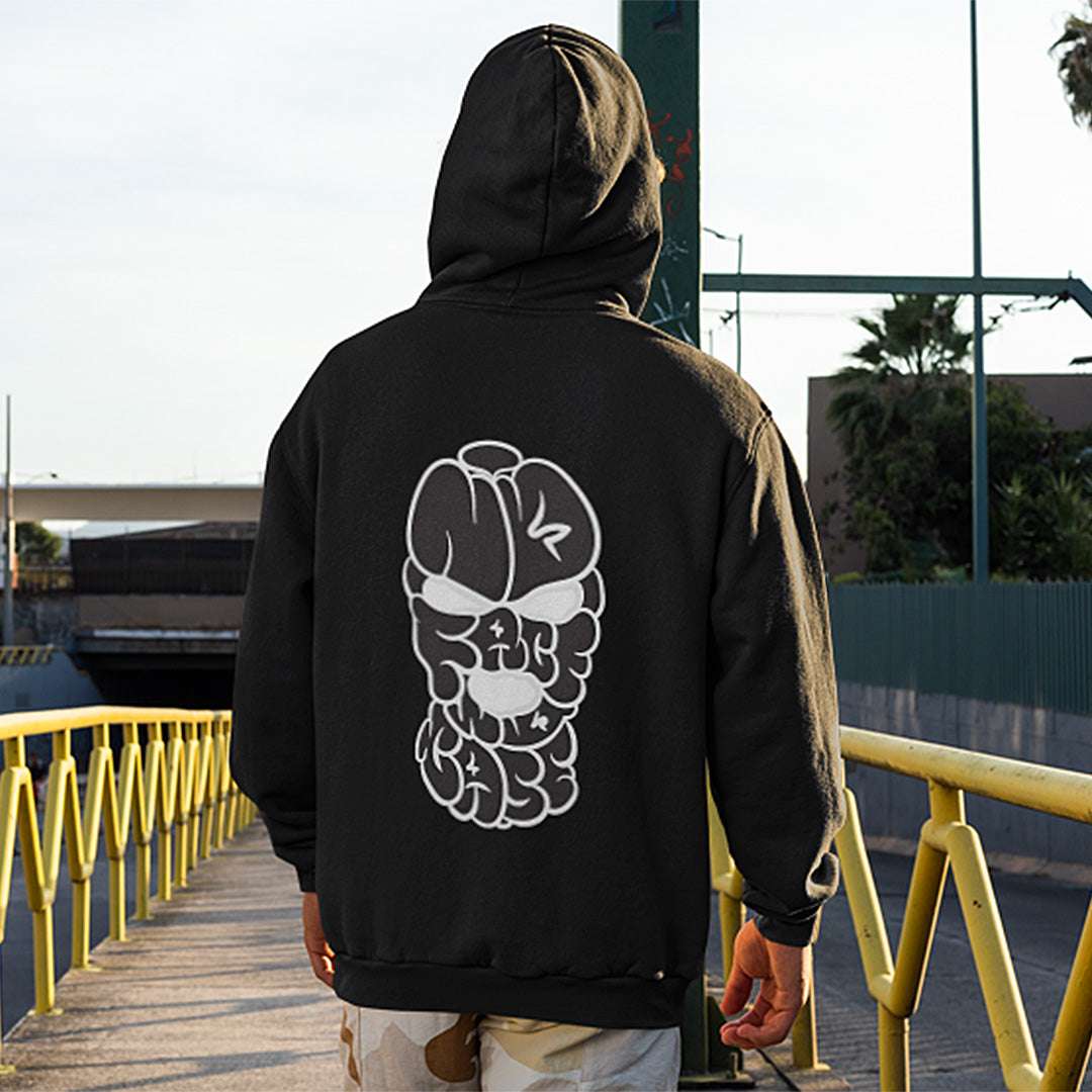 No Face No Case Graffiti Throwie Hoodie - Image 4