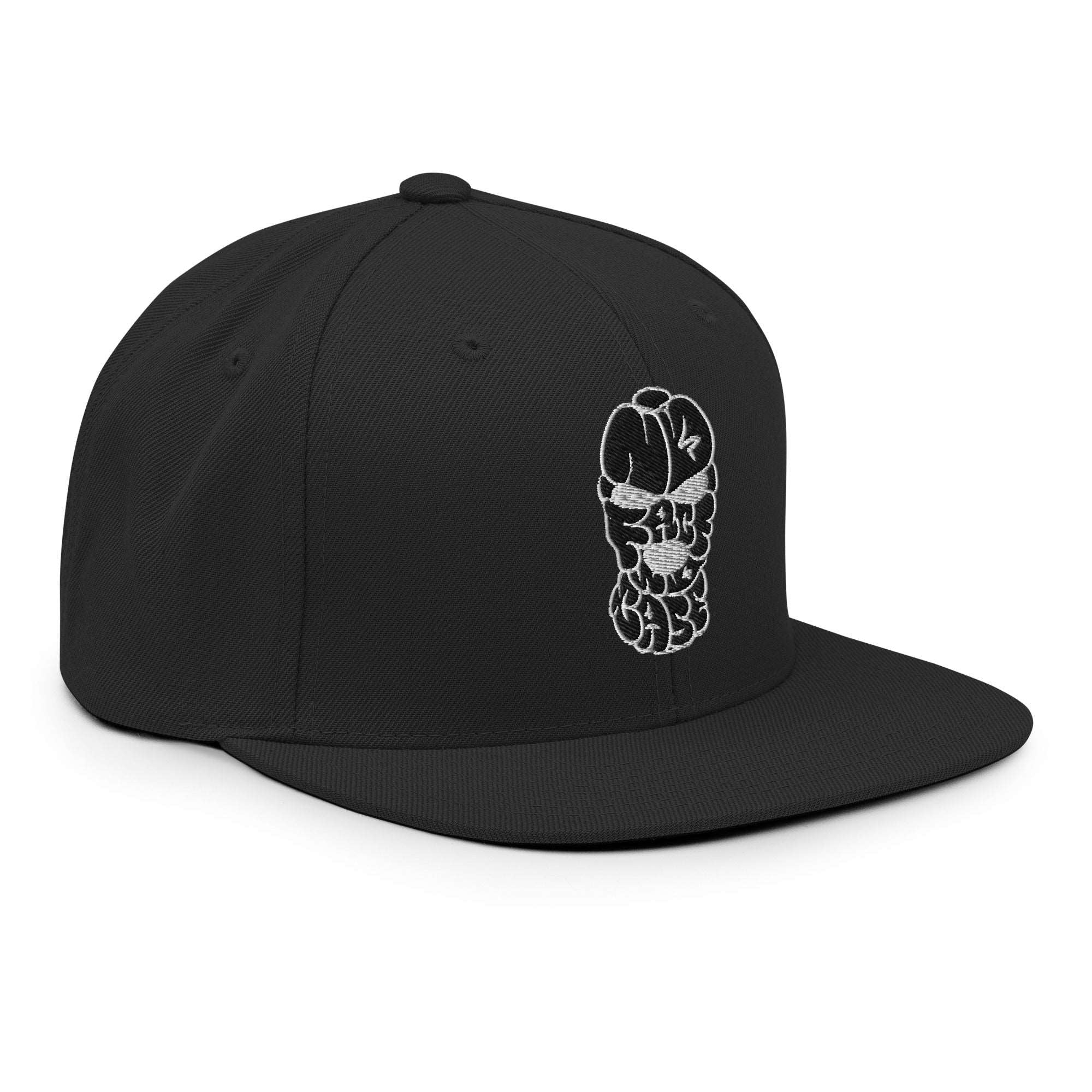No Face No Case Graffiti Throwie Snapback Hat - Image 6