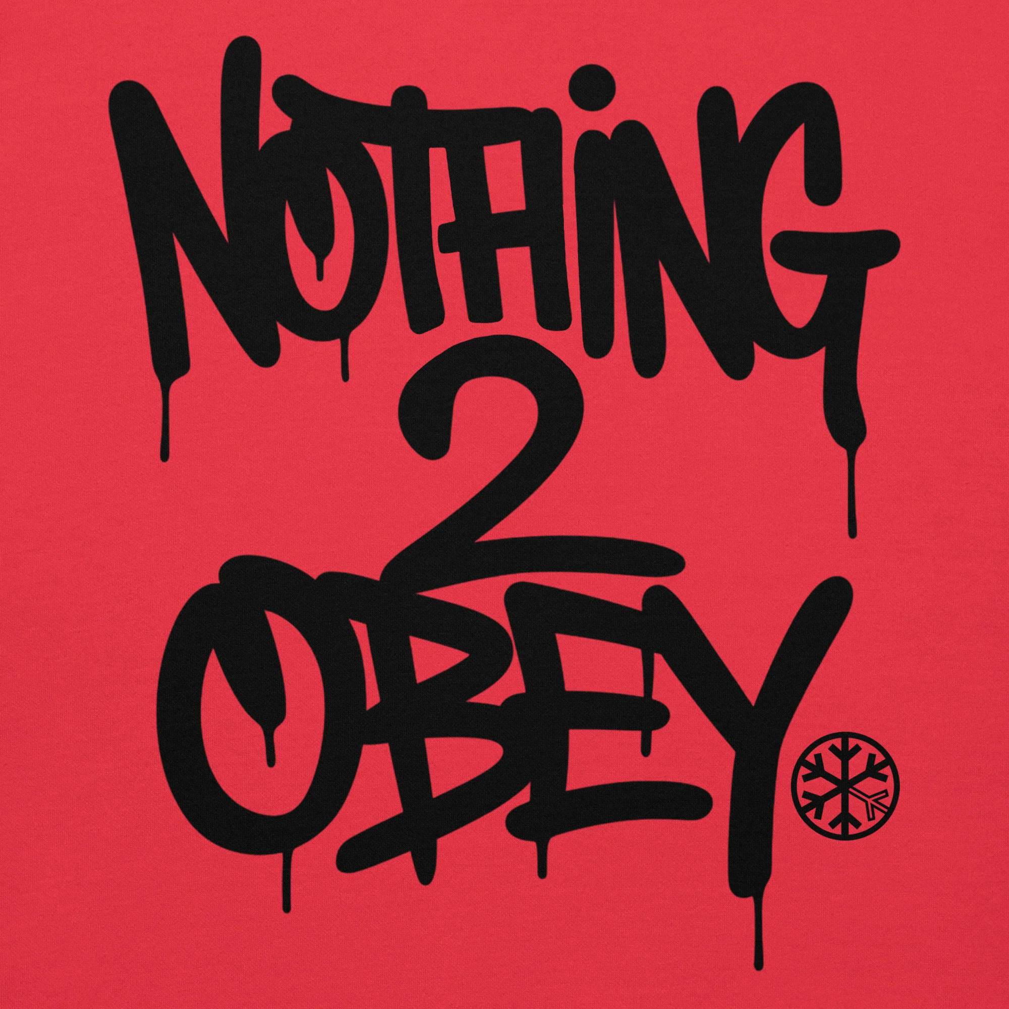 Nothing 2 Obey Graffiti Hoodie - Image 8