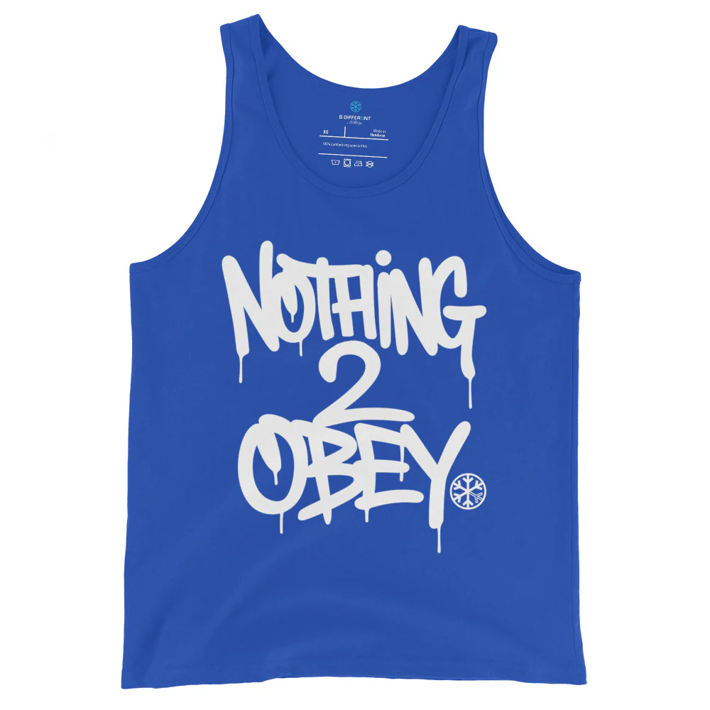 Nothing 2 Obey Graffiti Tank Top - Image 11