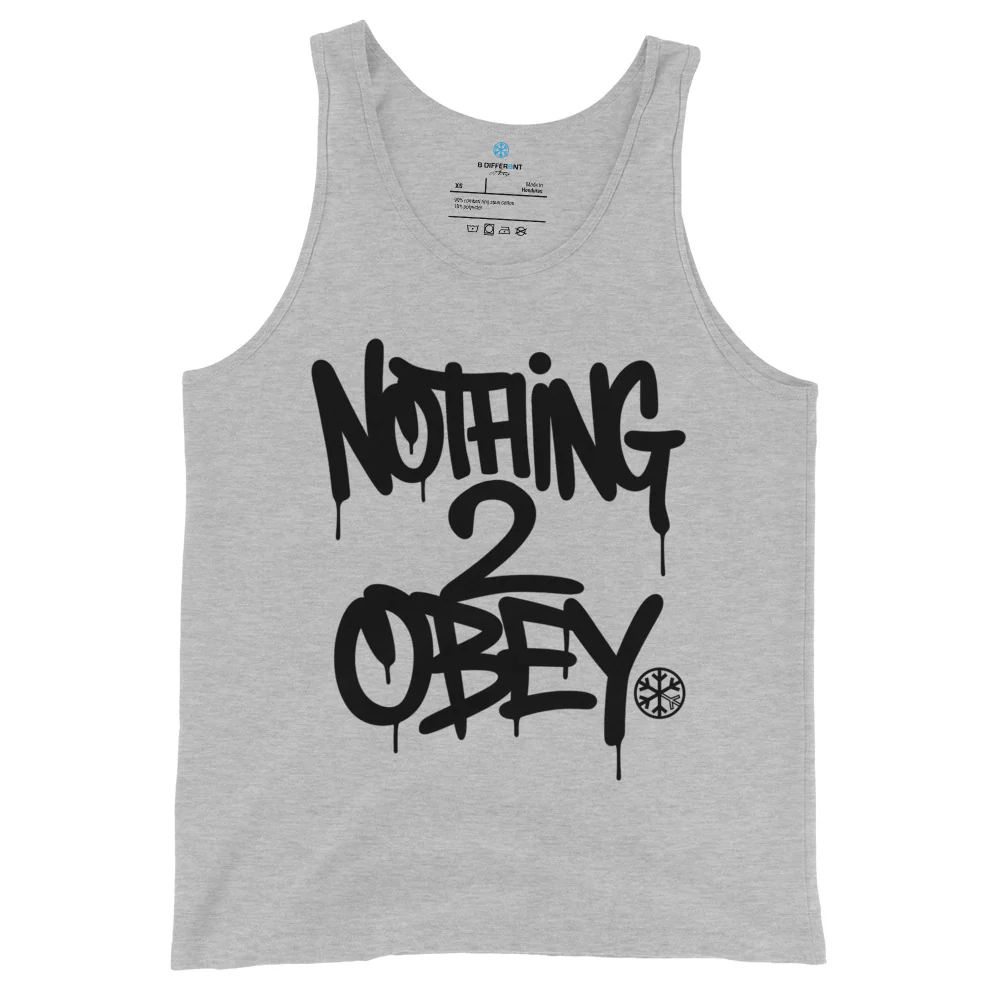 Nothing 2 Obey Graffiti Tank Top - Image 3