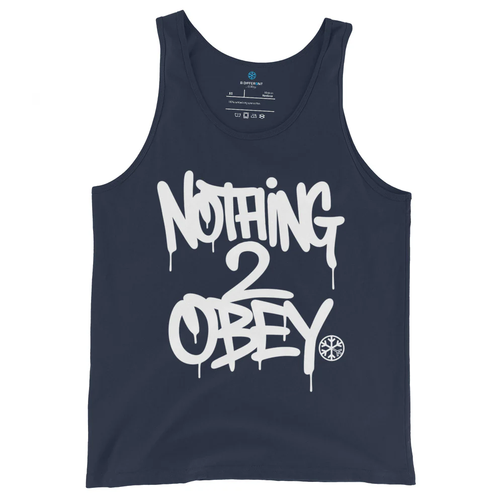 Nothing 2 Obey Graffiti Tank Top - Image 9
