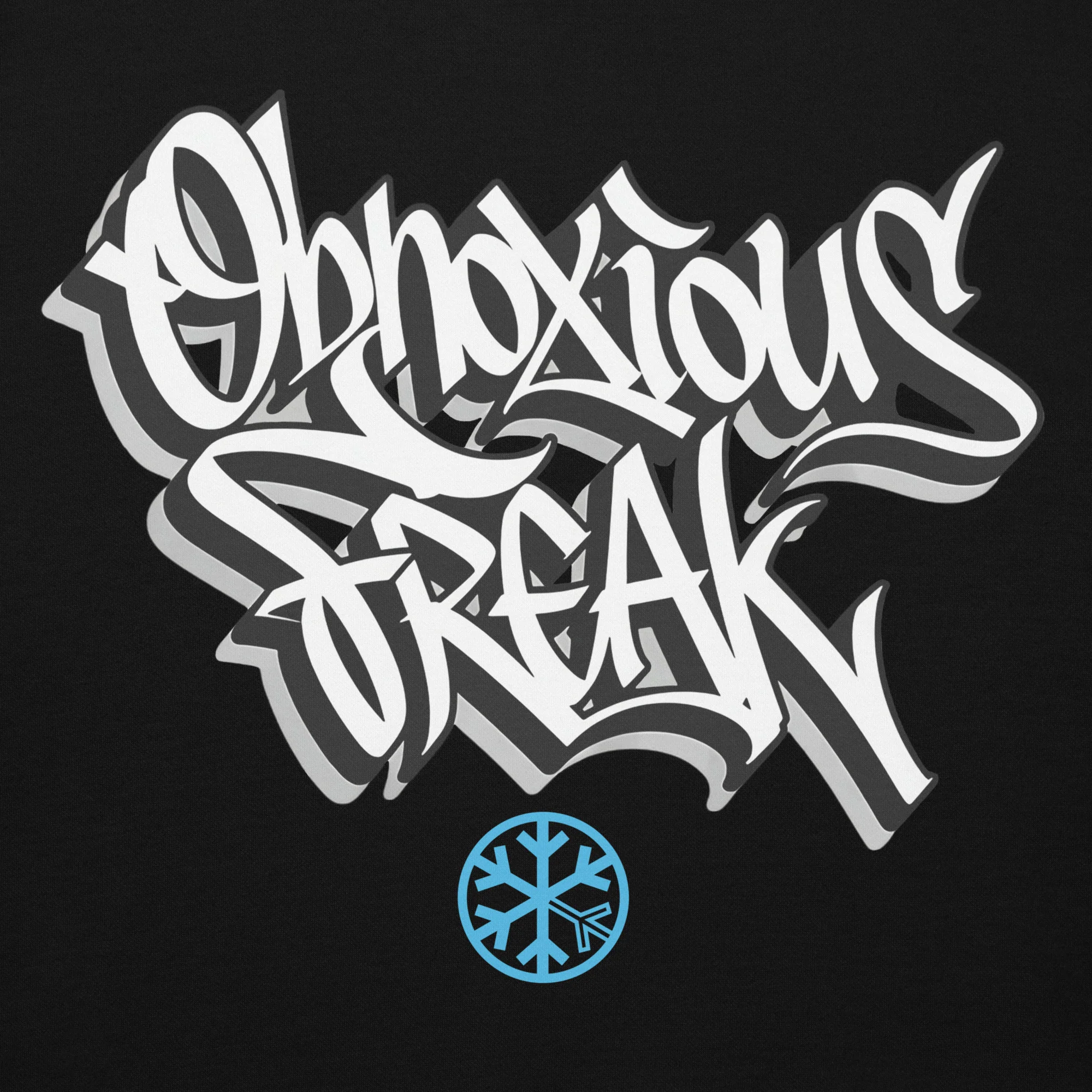 Obnoxious Freak Graffiti Tag Hoodie - Image 8