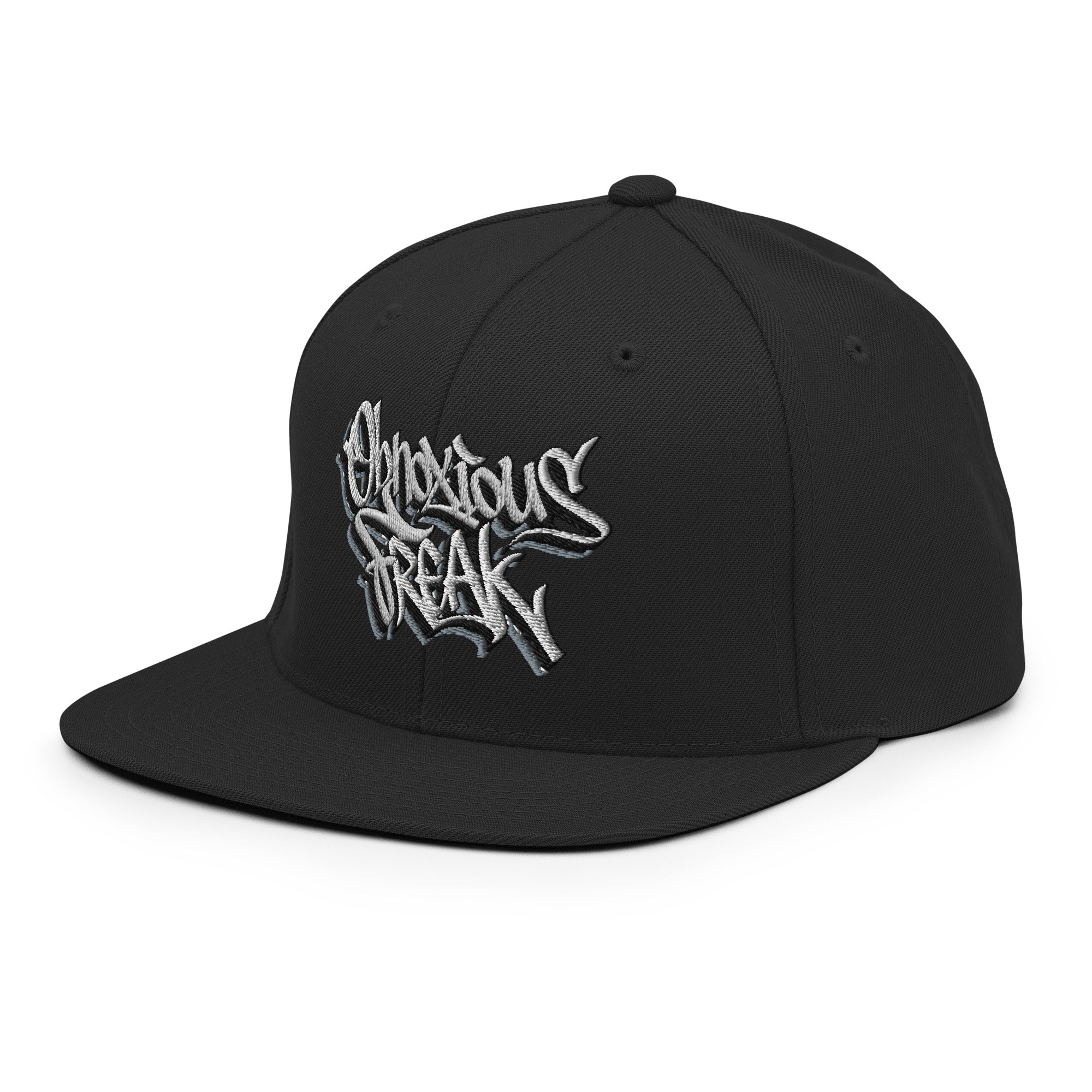 Obnoxious Freak Graffiti Tag Snapback Hat - Image 11
