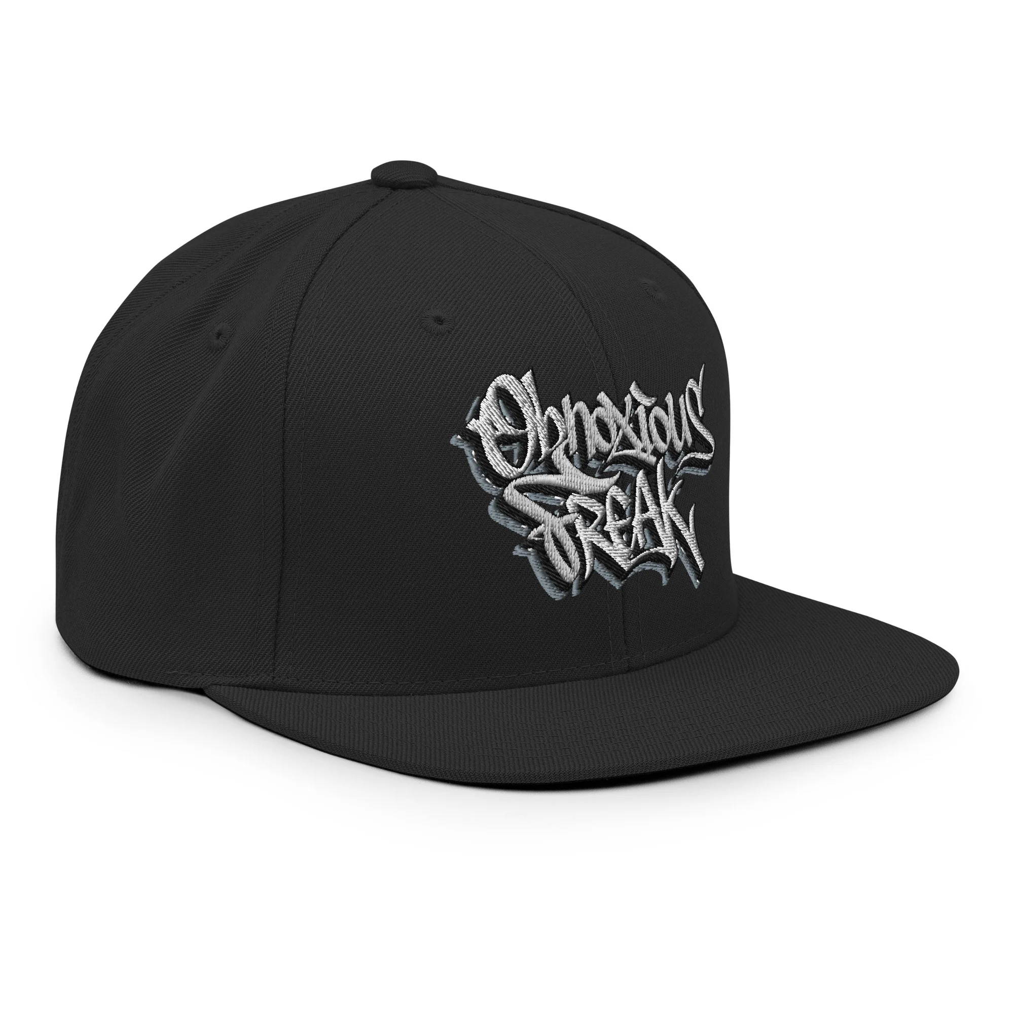 Obnoxious Freak Graffiti Tag Snapback Hat - Image 13