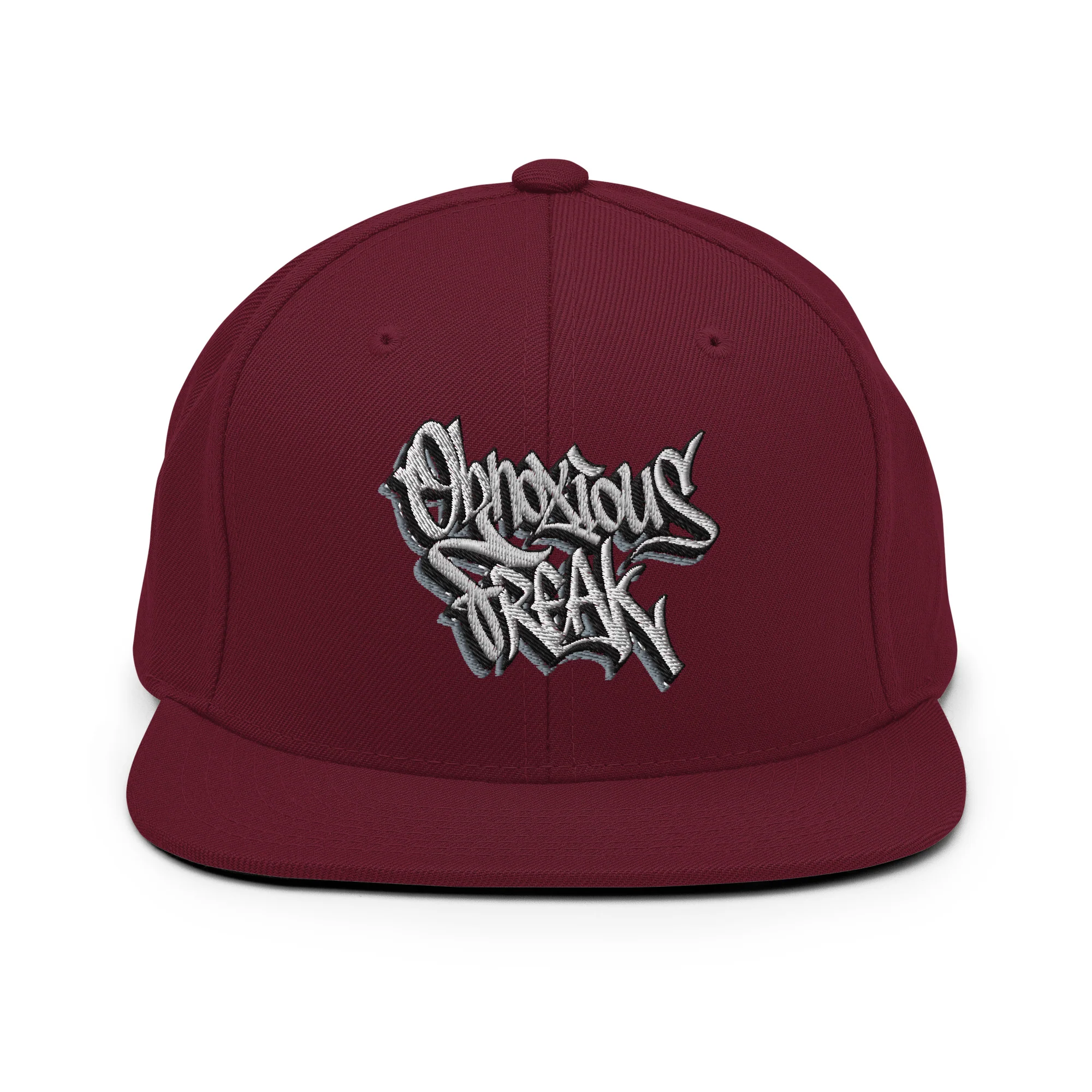 Obnoxious Freak Graffiti Tag Snapback Hat - Image 15