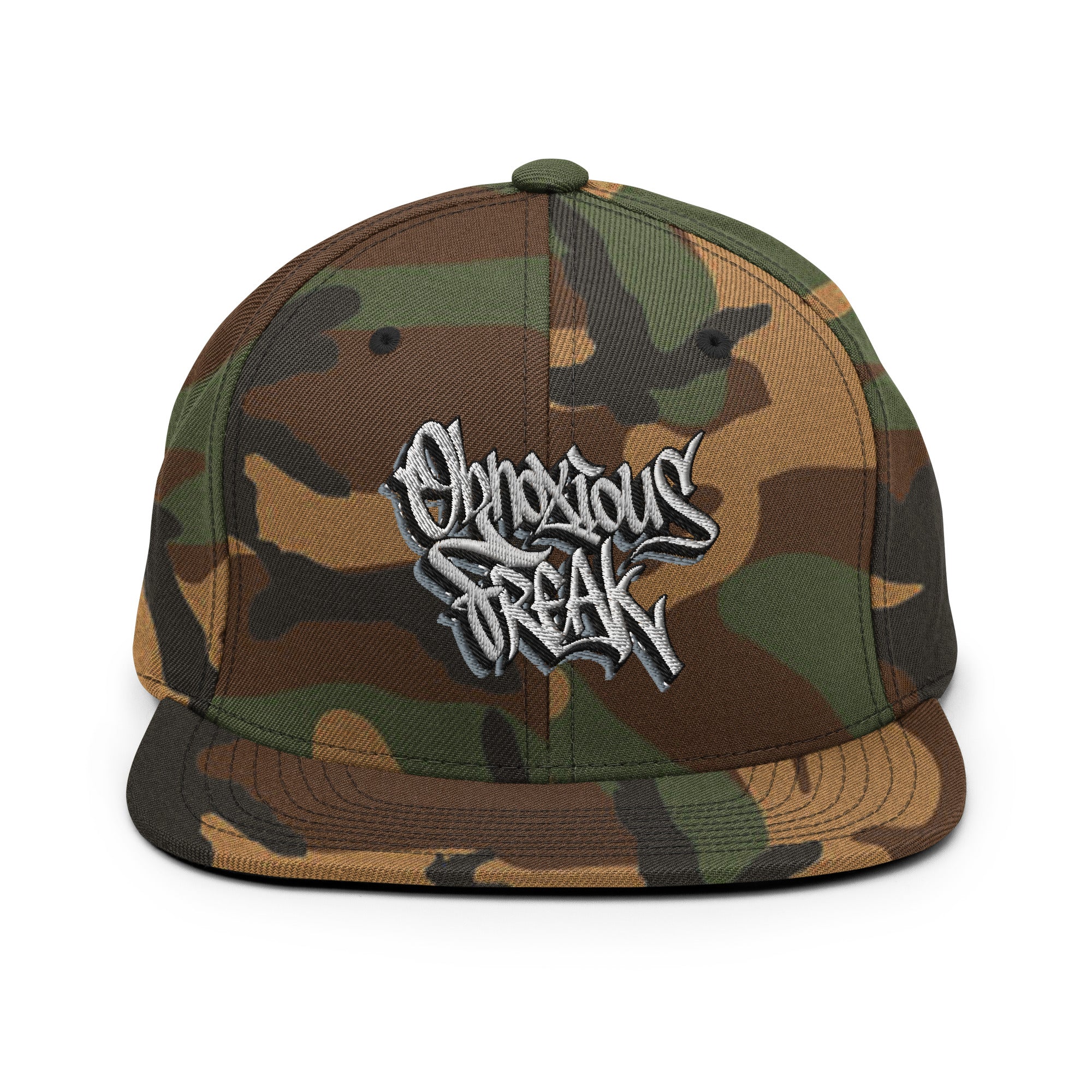 Obnoxious Freak Graffiti Tag Snapback Hat - Image 29