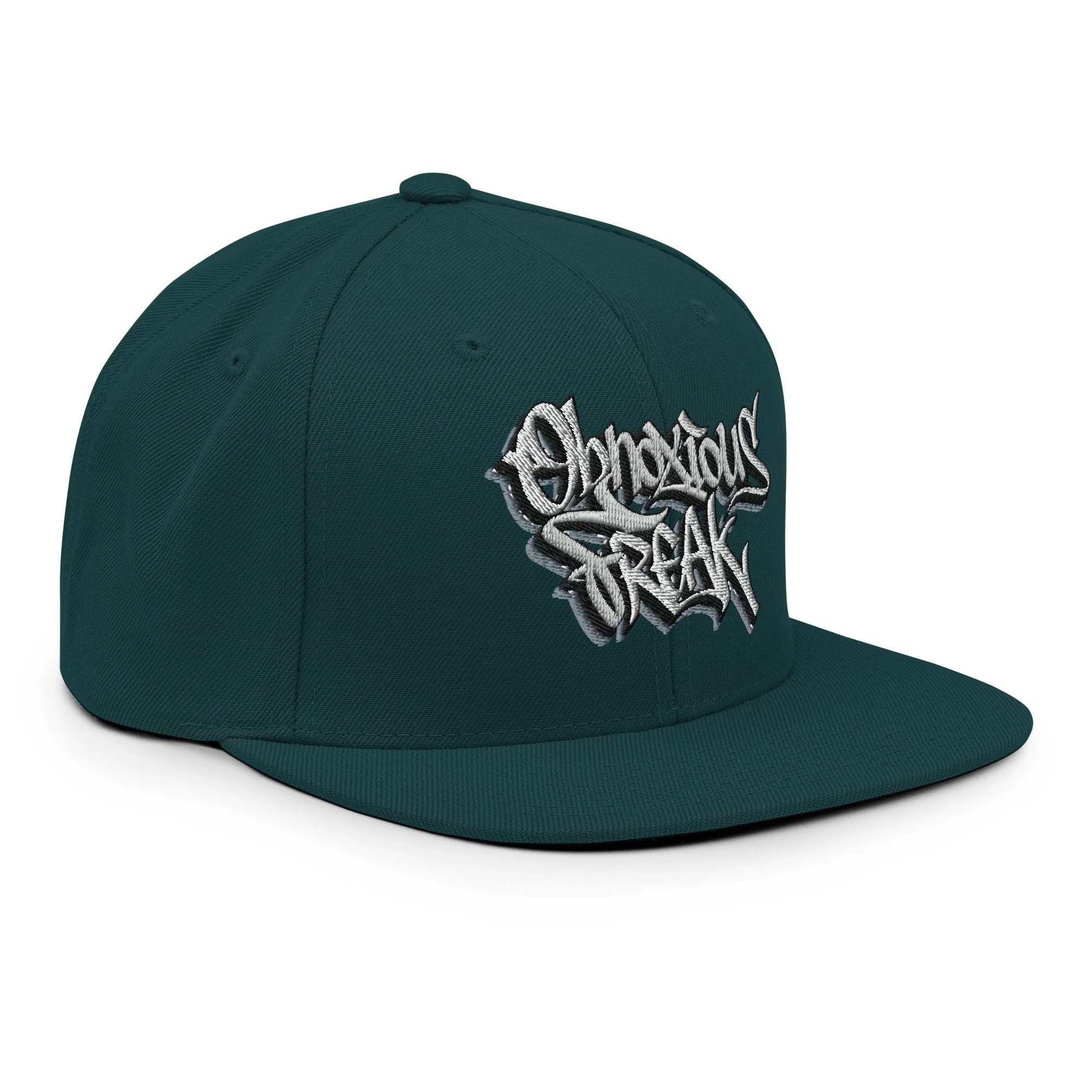 Obnoxious Freak Graffiti Tag Snapback Hat - Image 6
